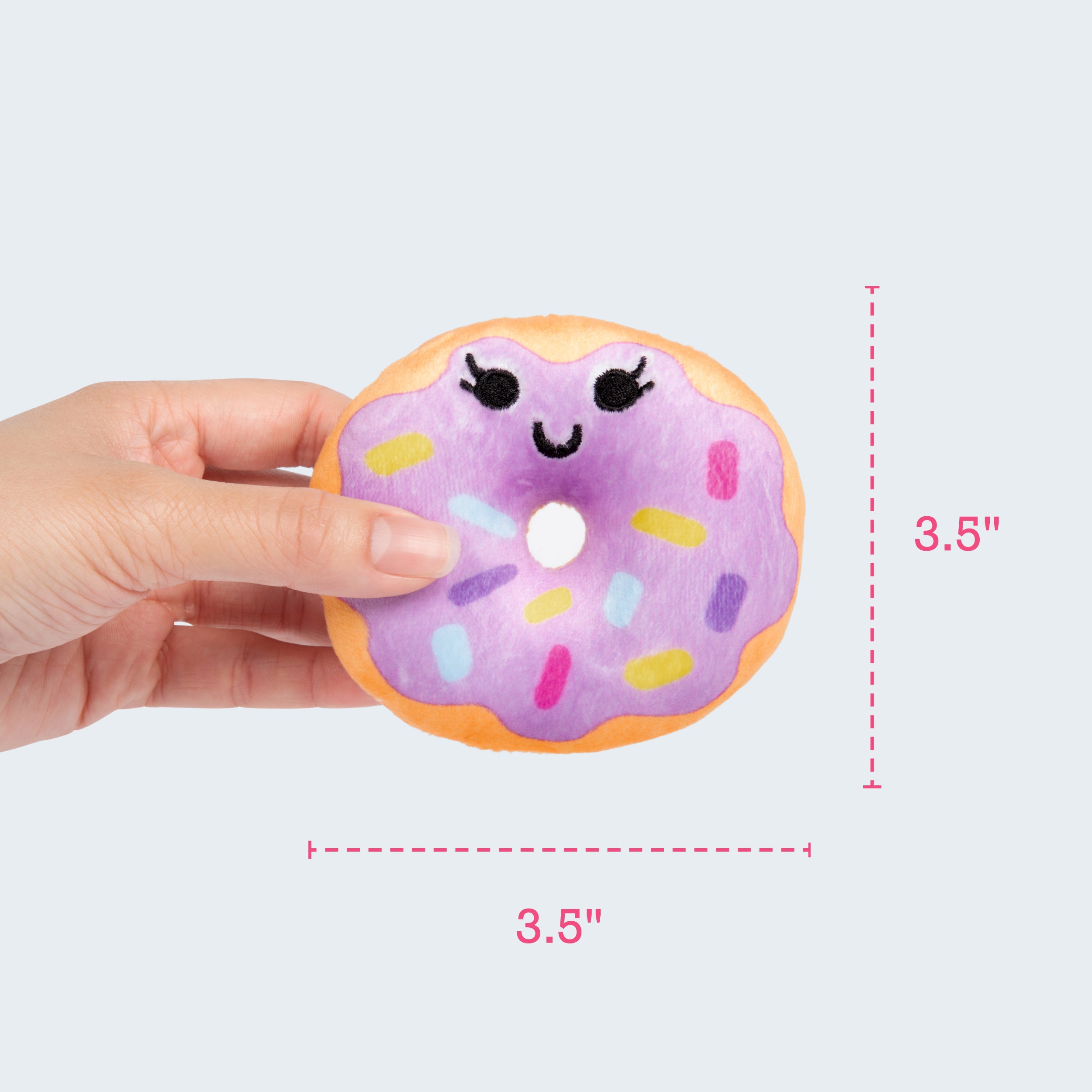 Emotional Support Donuts – Soft Plush Comfort with Sprinkles