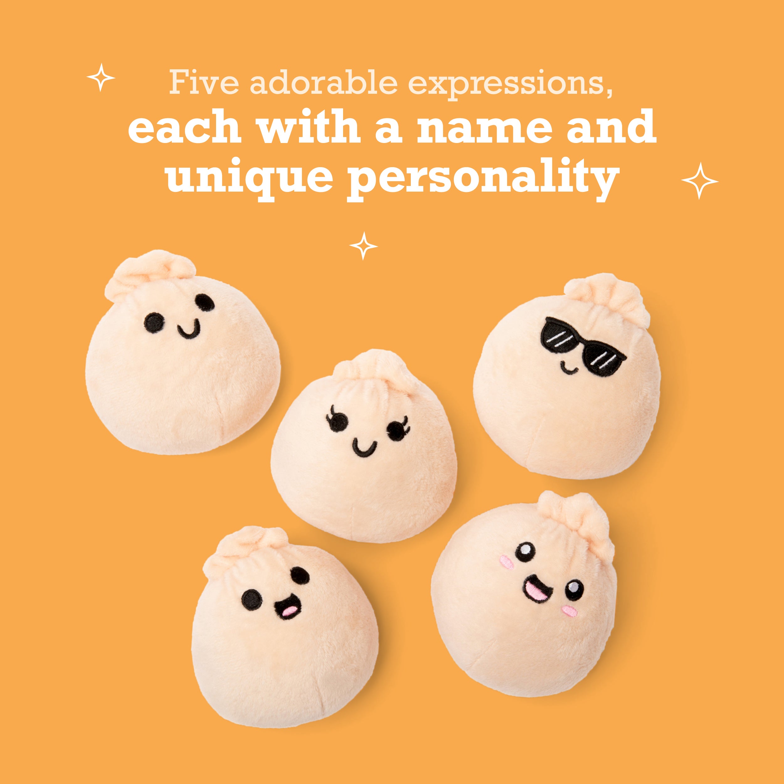 Emotional Support Dumplings - Cute Plush Food Toys