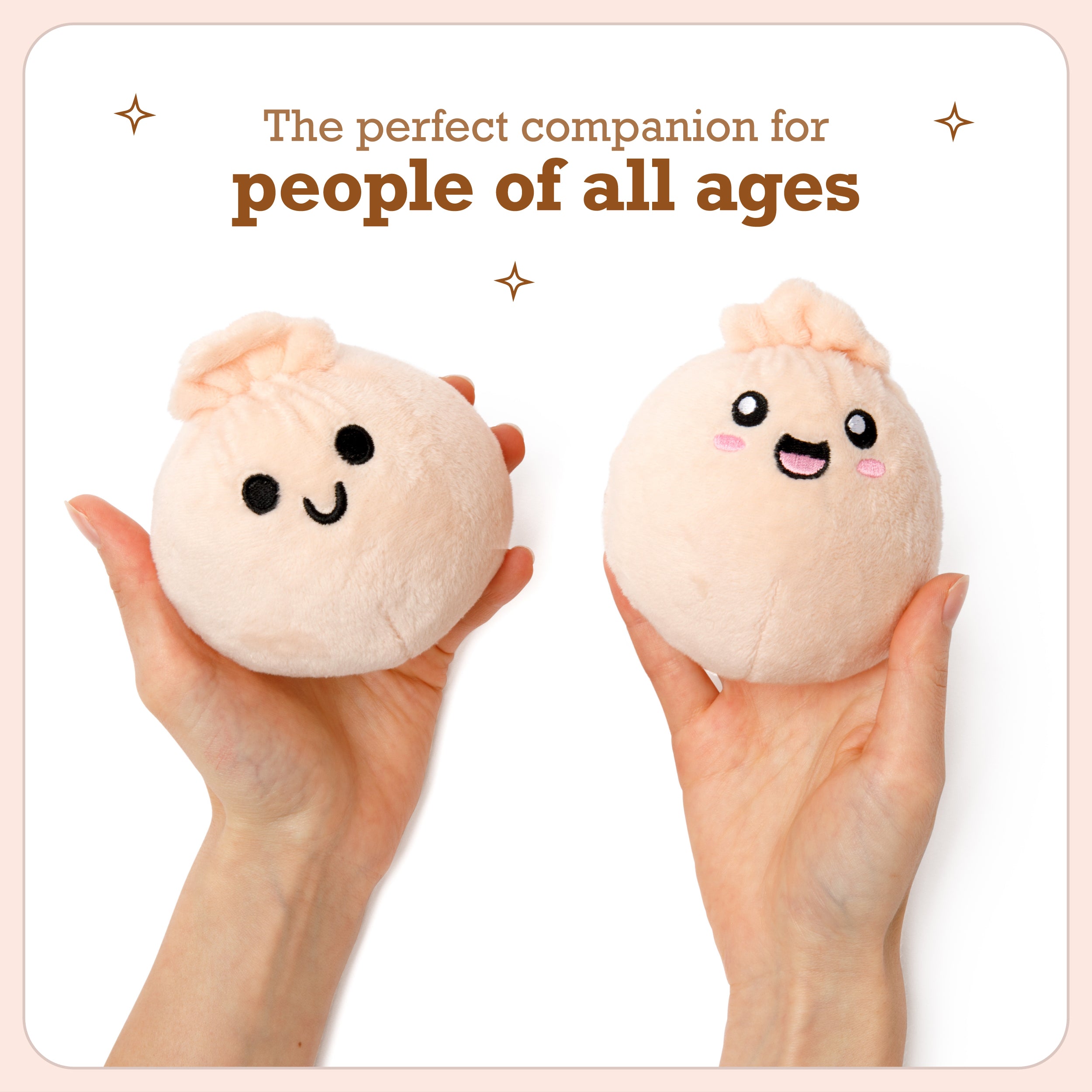Emotional Support Dumplings - Cute Plush Food Toys