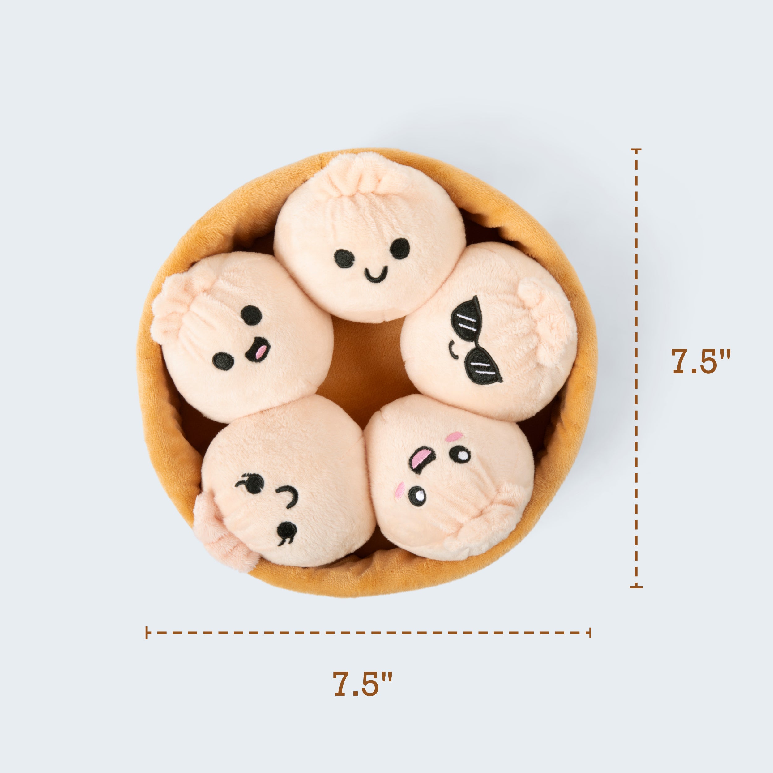 Emotional Support Dumplings - Cute Plush Food Toys