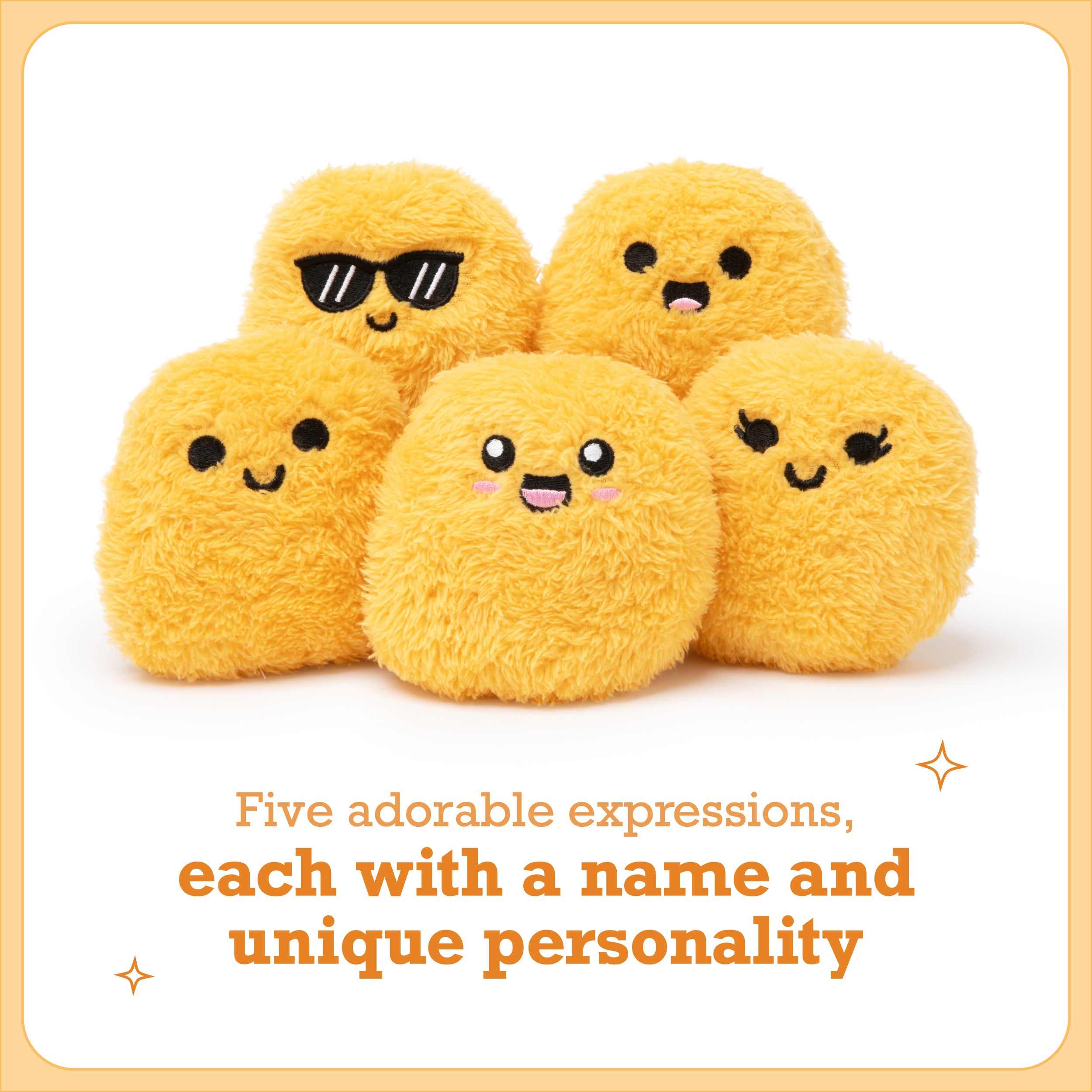 Emotional Support Nuggets - Adorable Plush Chicken Nuggets
