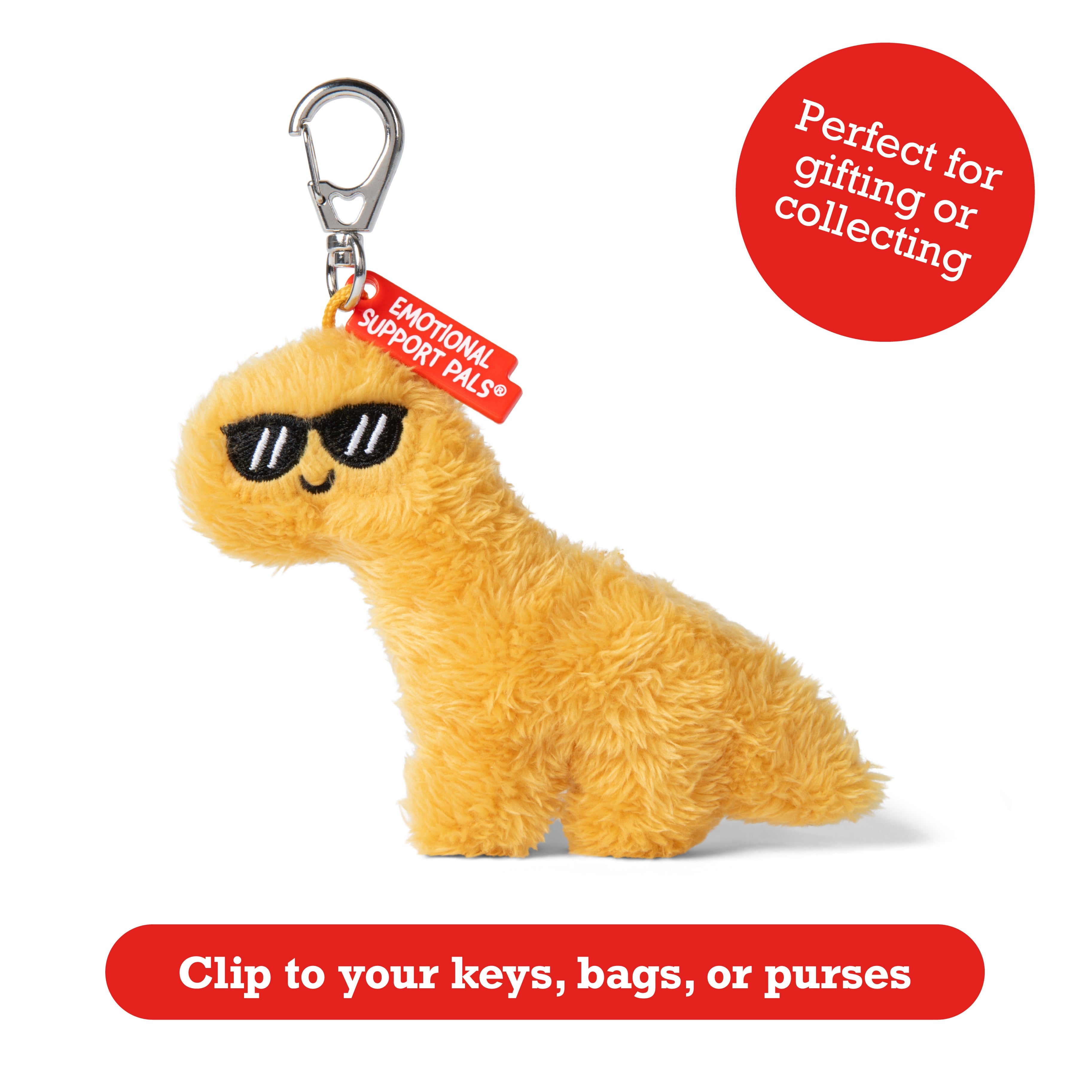 Emotional Support Dino Nuggies Bag Charm