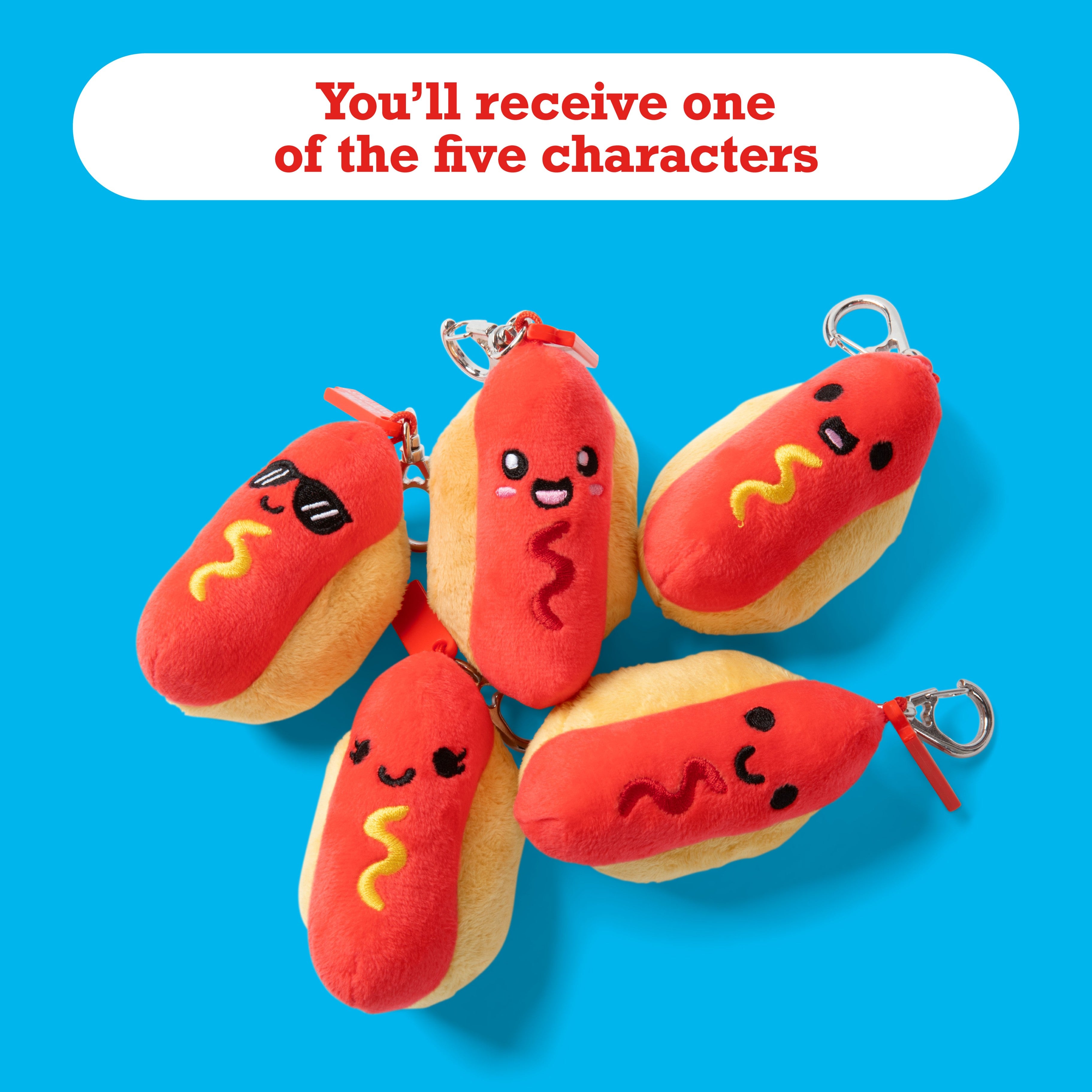 Emotional Support Hot Dogs Bag Charm