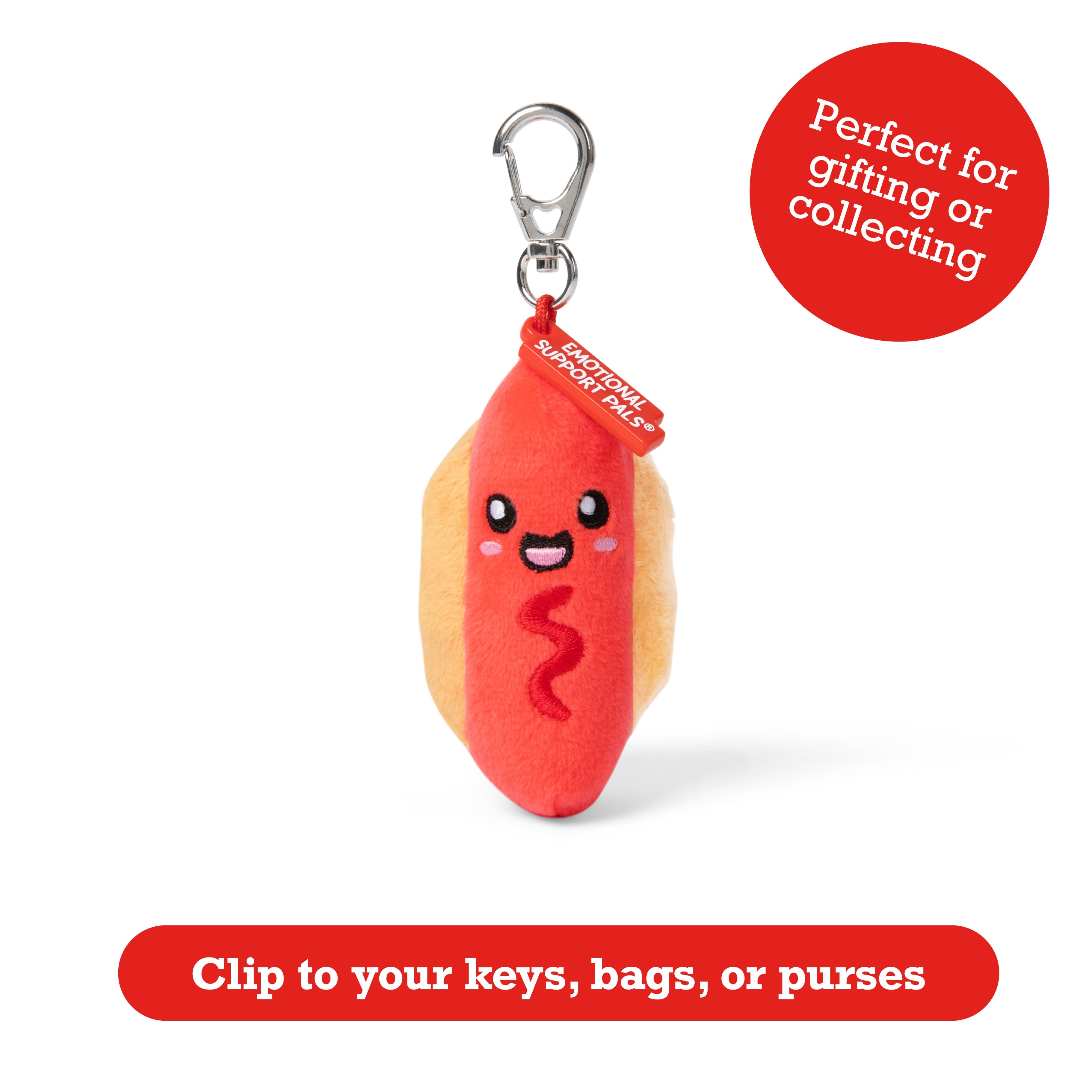 Emotional Support Hot Dogs Bag Charm
