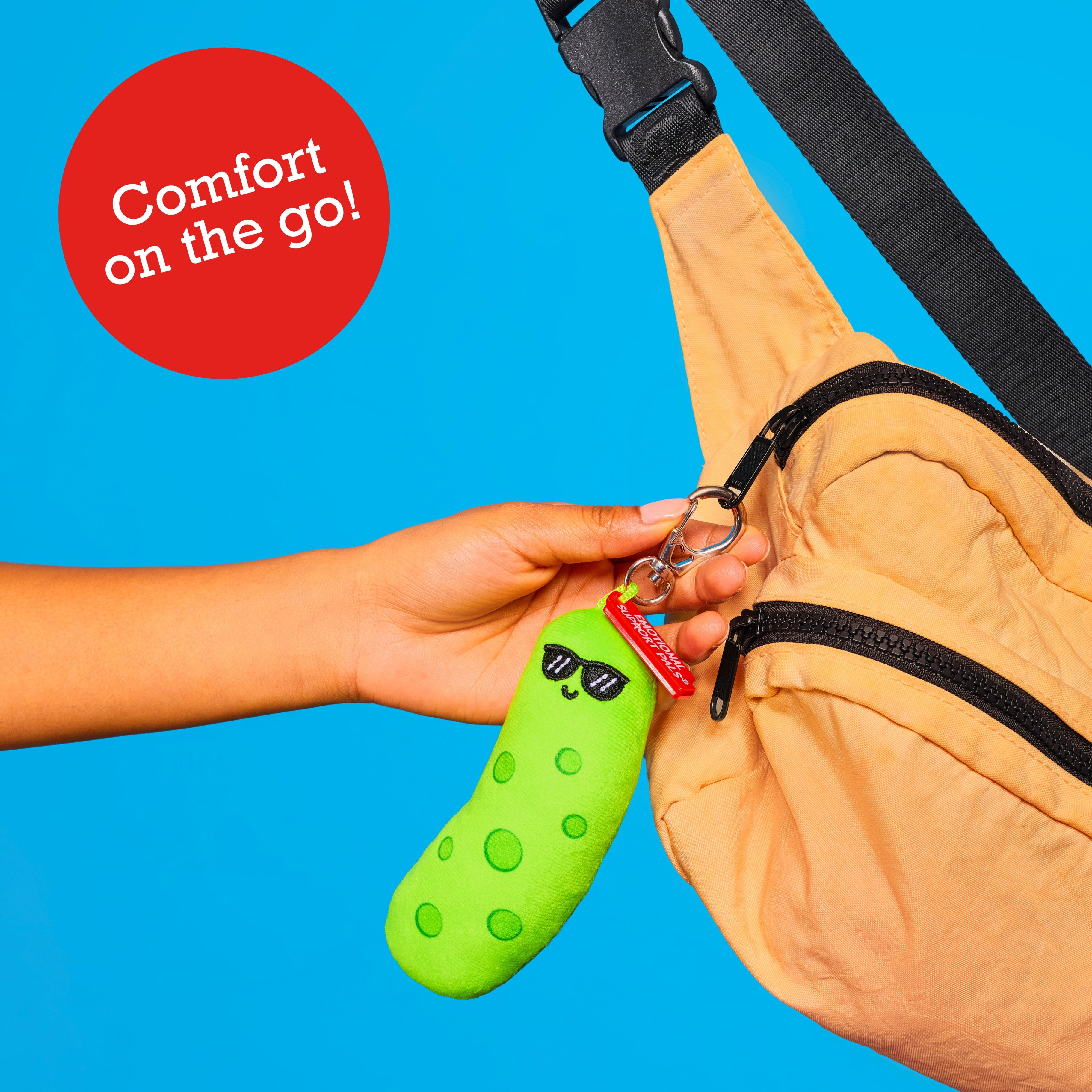 Emotional Support Pickles Bag Charm