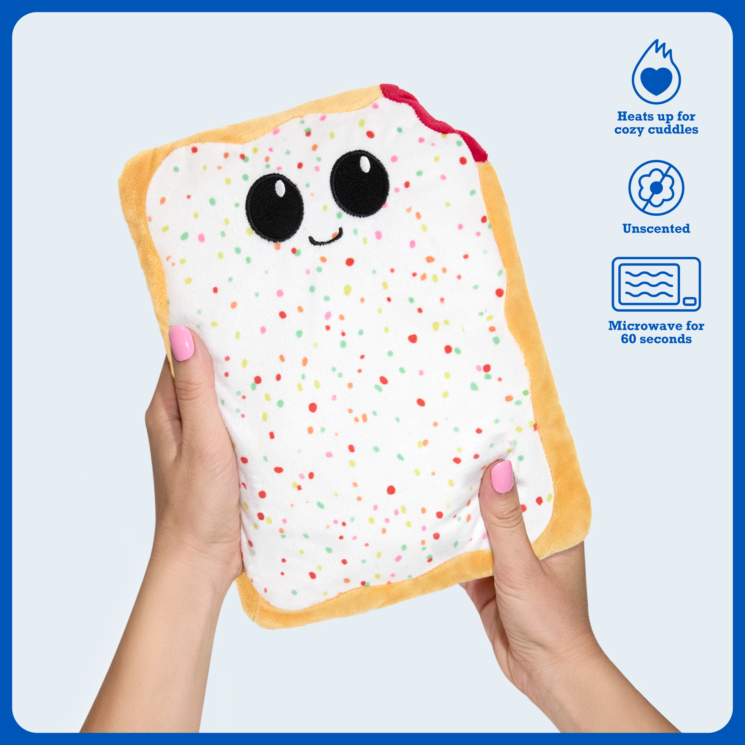 Pop-Tarts™ Happy Helpers by Relatable – Microwavable Plush Heating Pad for Cozy Relief