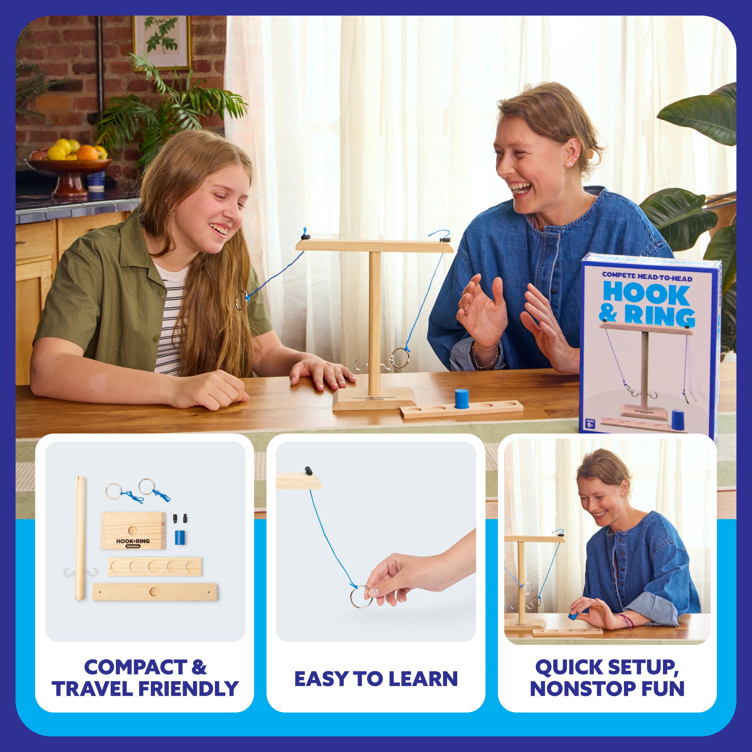 Hook & Ring Family by Relatable – Fun Ring Toss Game for Ages 8+