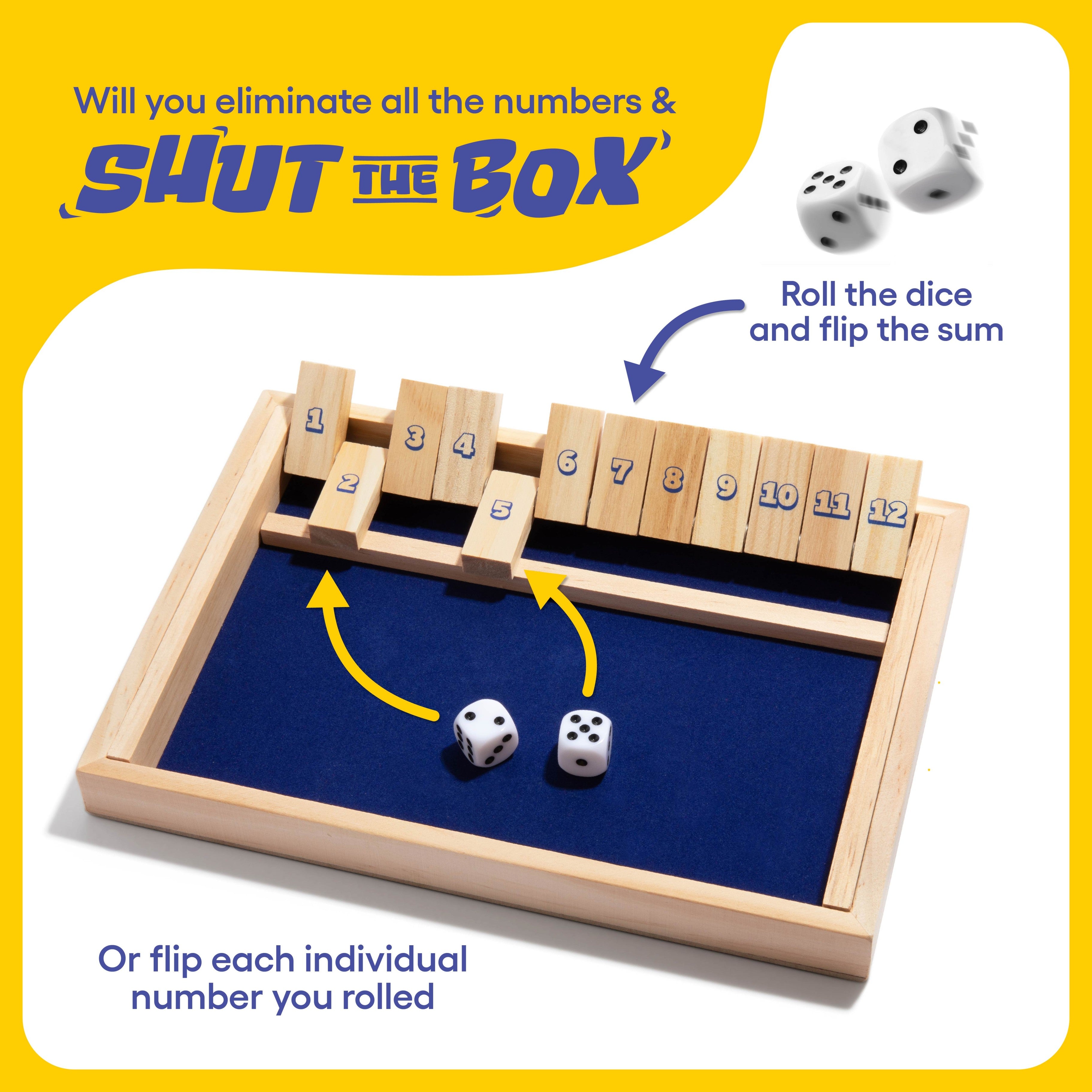 Shut The Box by Relatable, The Classic Choice for Tabletop Games