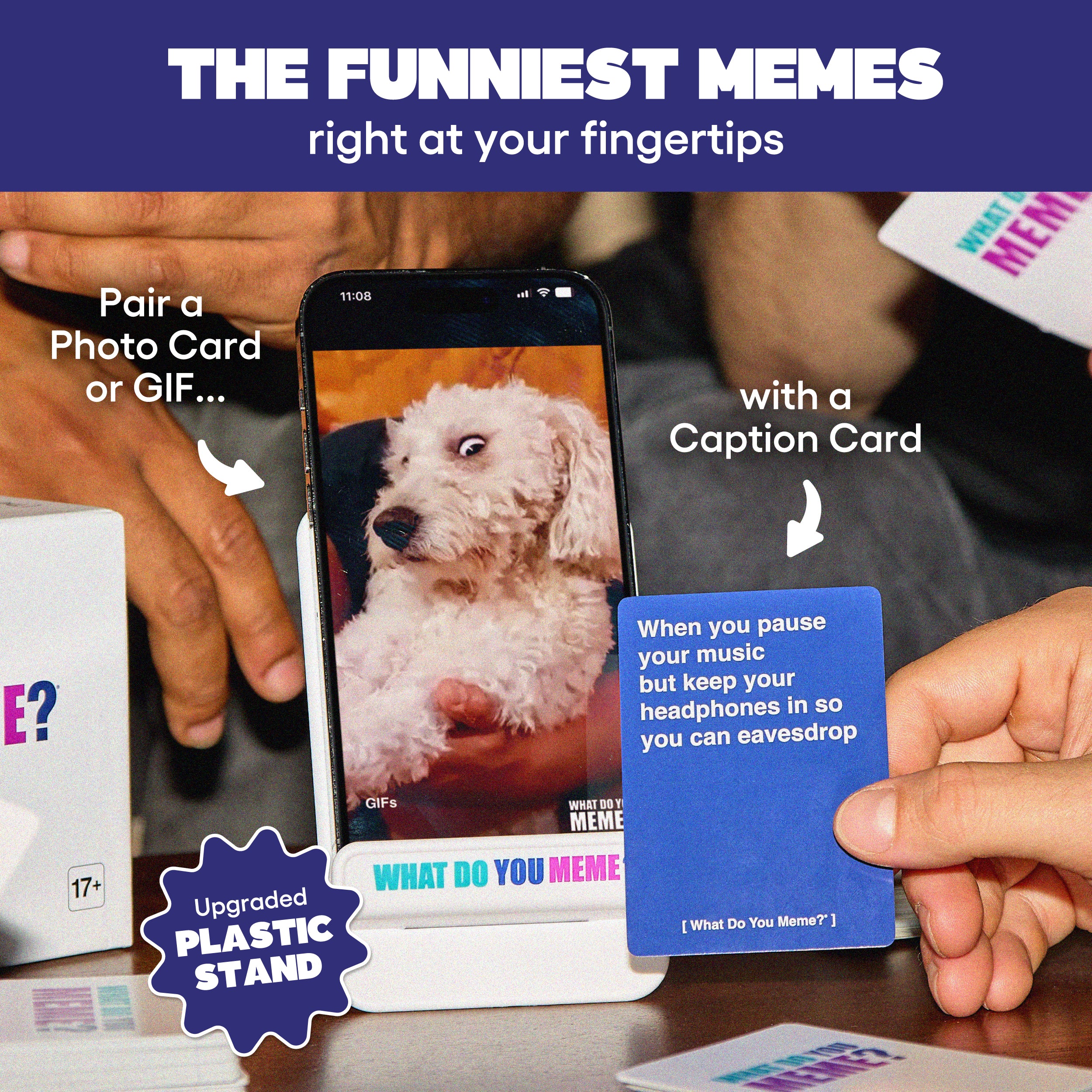 What Do You Meme?® Gif Edition, The Essential Adult Party Game for Meme Lovers Now with Refreshed Content