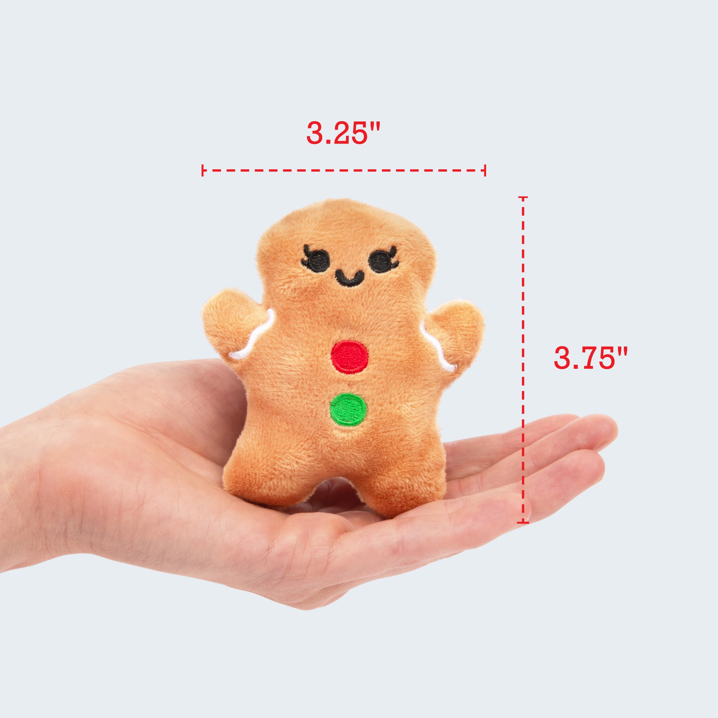 Emotional Support Gingerbread – Soft Plush Cookie Toy, Cute Holiday Gift