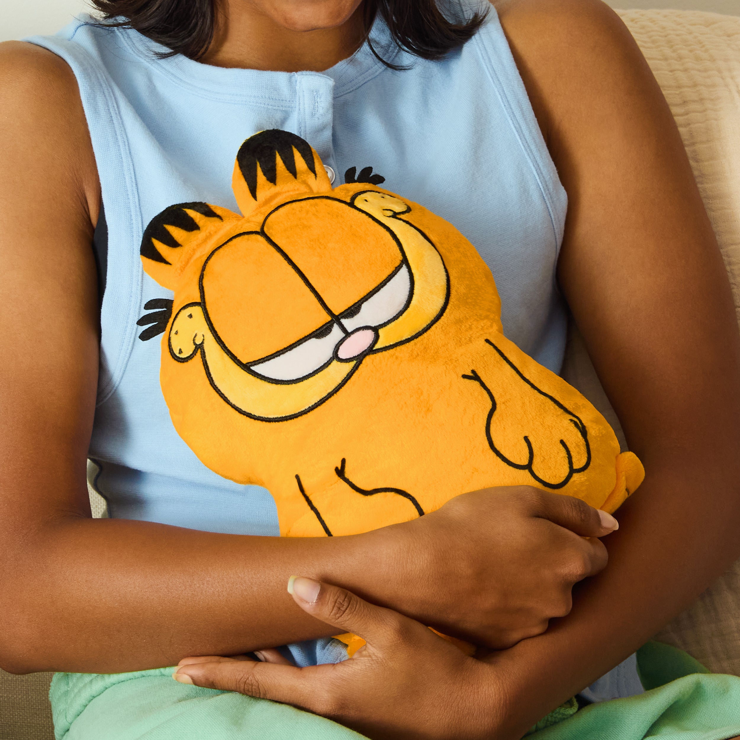 Happy Helpers Garfield™ By Relatable - Cozy Comfort That's Anything But Boring, Get Relief with This Plush Heating Pad for Period Cramps and Body Pain - Includes 1 Microwavable Garfield Heating Pad