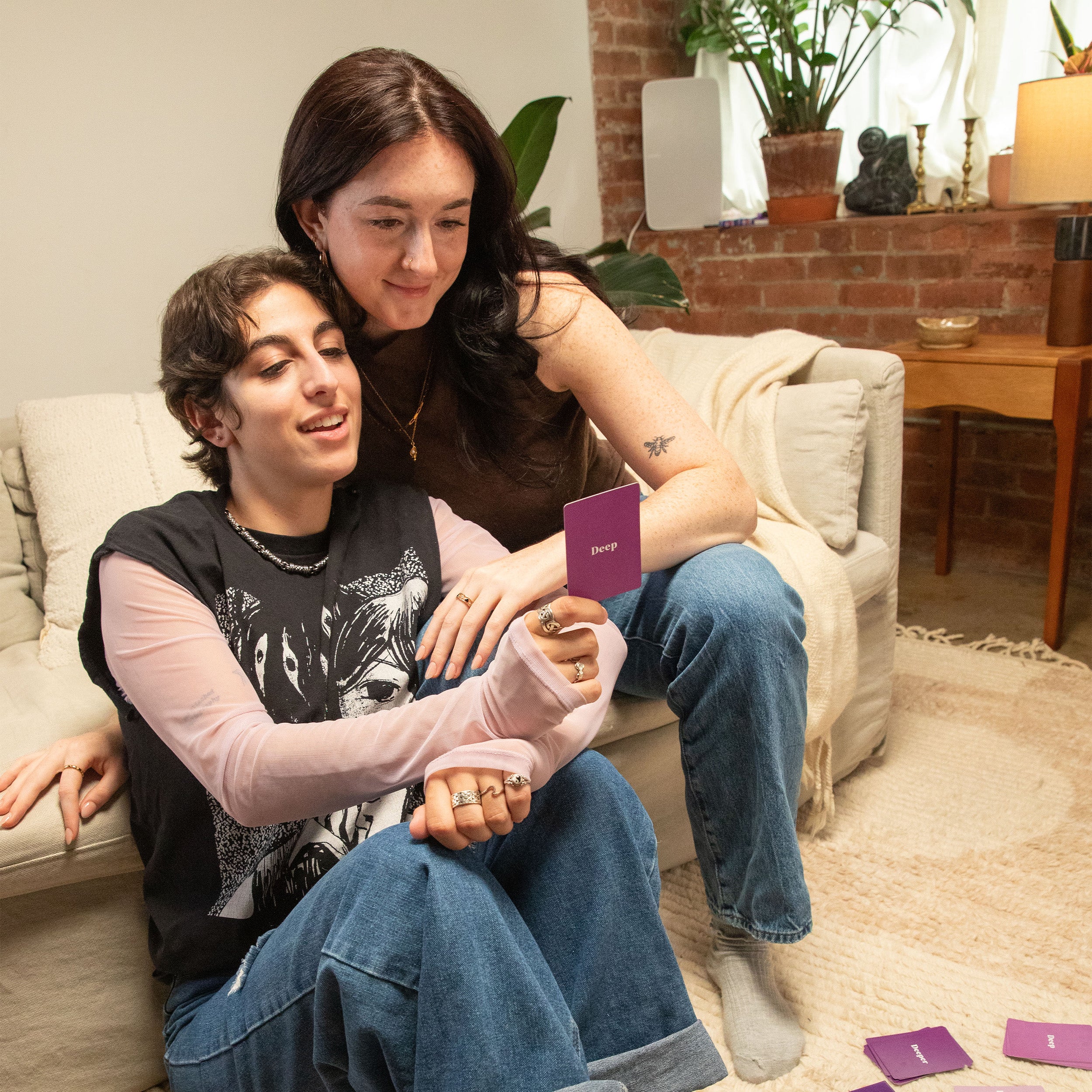 Let's Get Deep - Questions for Couples Intimate Date Night Card Game