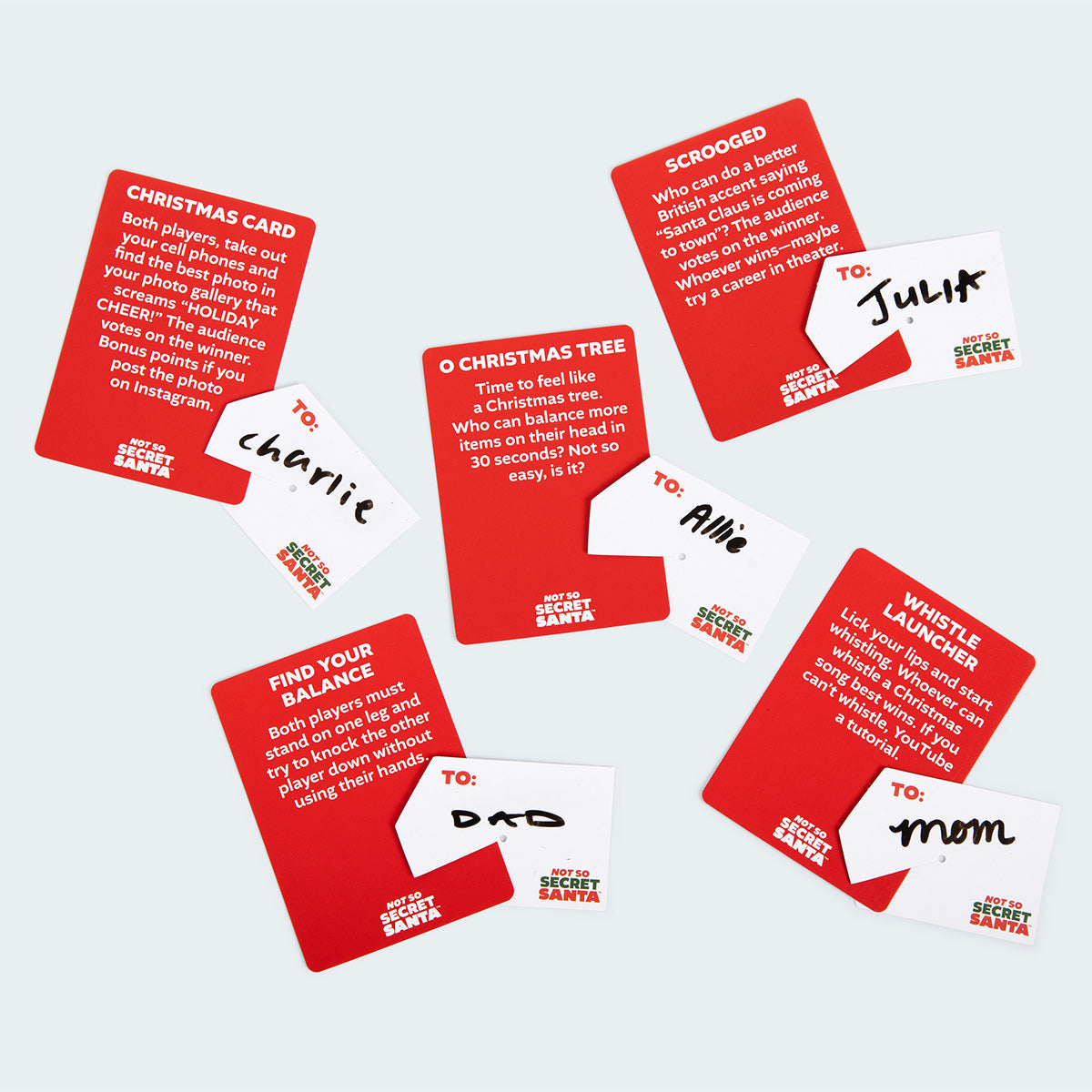 Not So Secret Santa Holiday Card Game