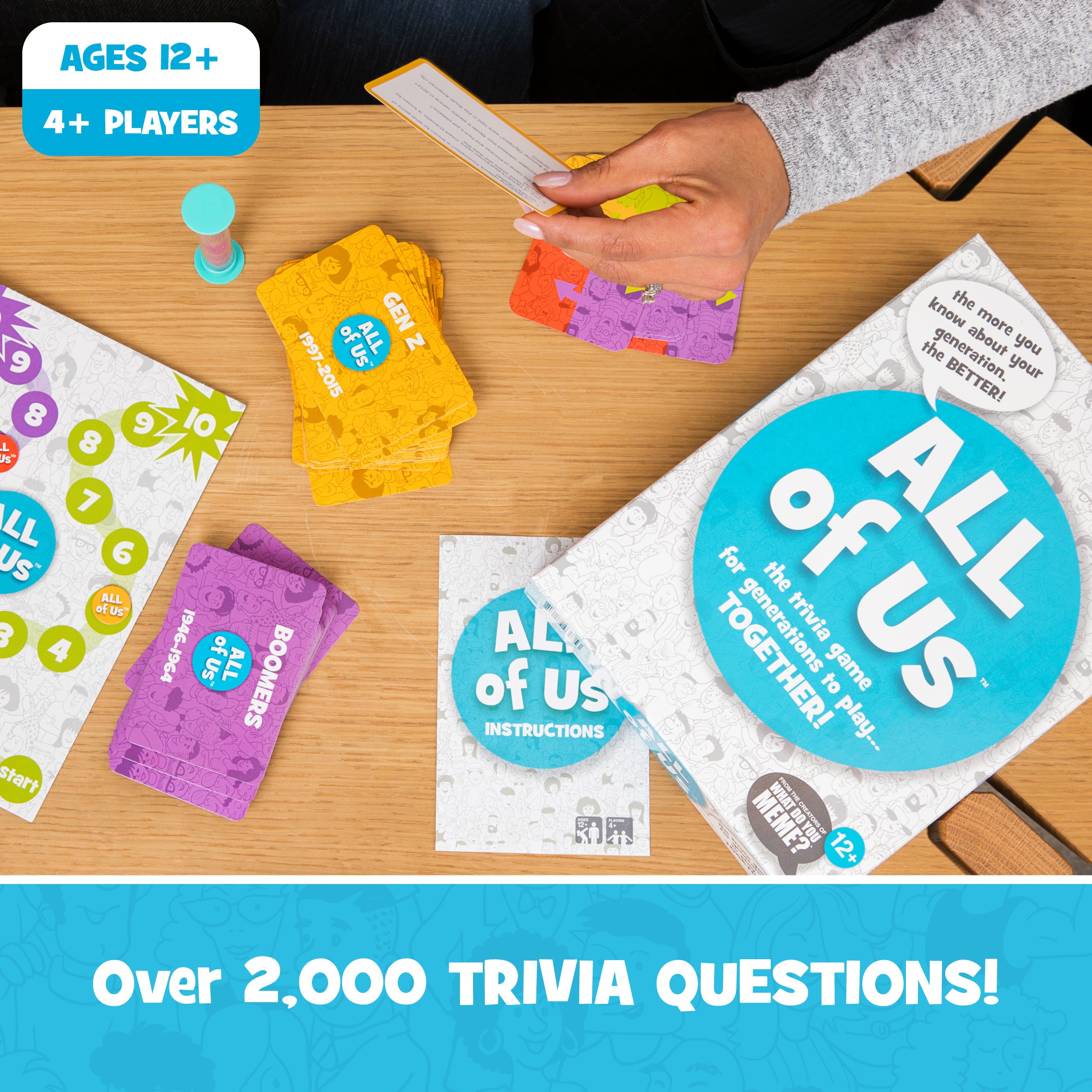 All of Us - Family Trivia Card Game for All Generations