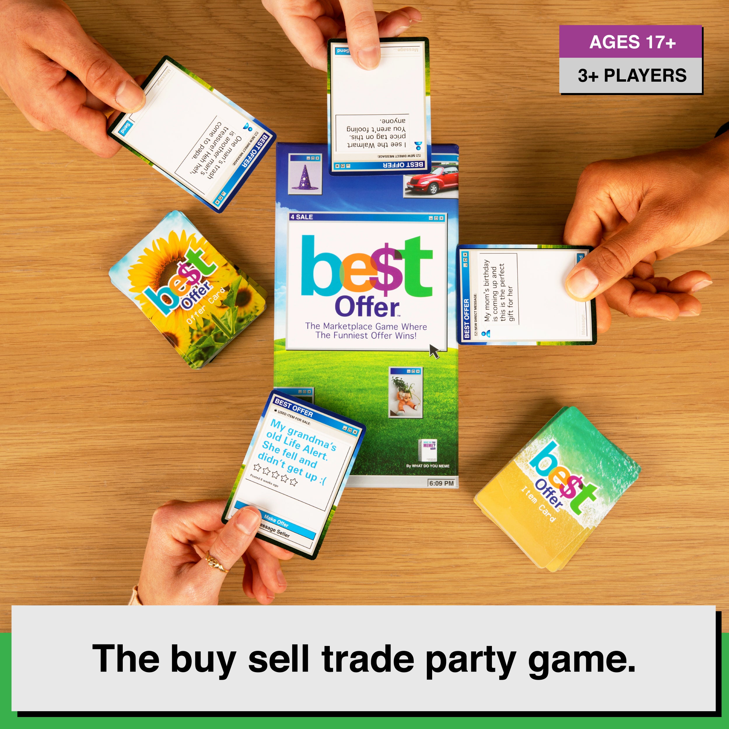 Be$t Offer - Ridiculous Online Marketplace Card Game