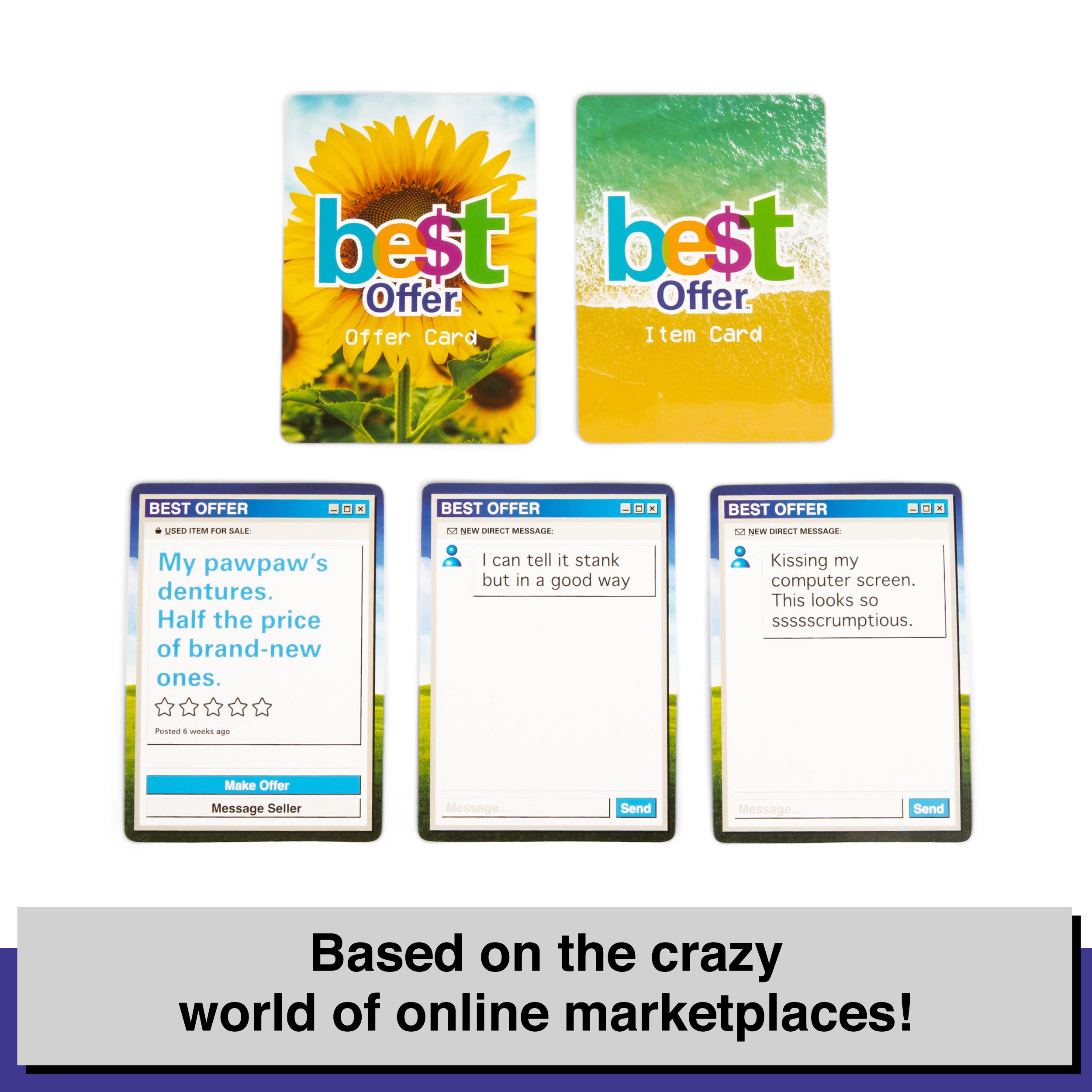 Be$t Offer - Ridiculous Online Marketplace Card Game