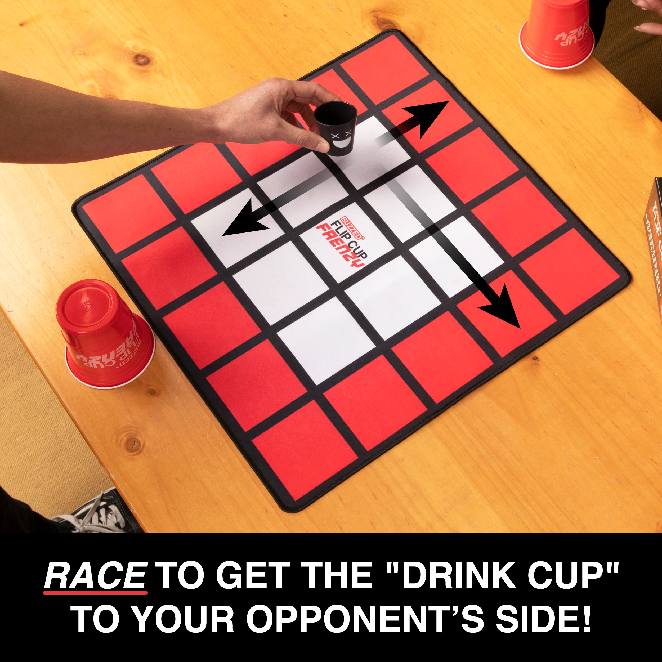 Buzzed™ Flip Cup Frenzy - Fast-paced Drinking Game