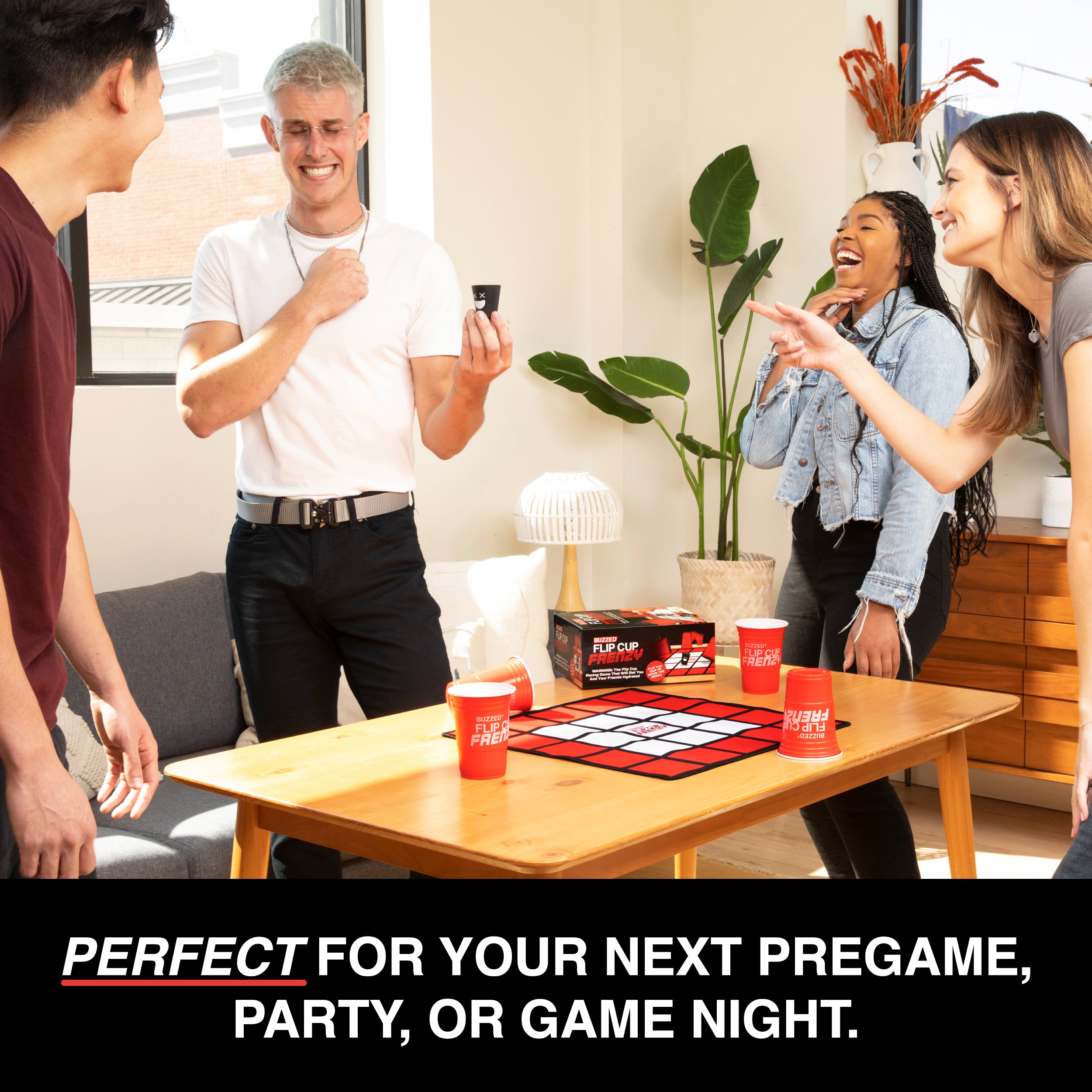 Buzzed™ Flip Cup Frenzy - Fast-paced Drinking Game