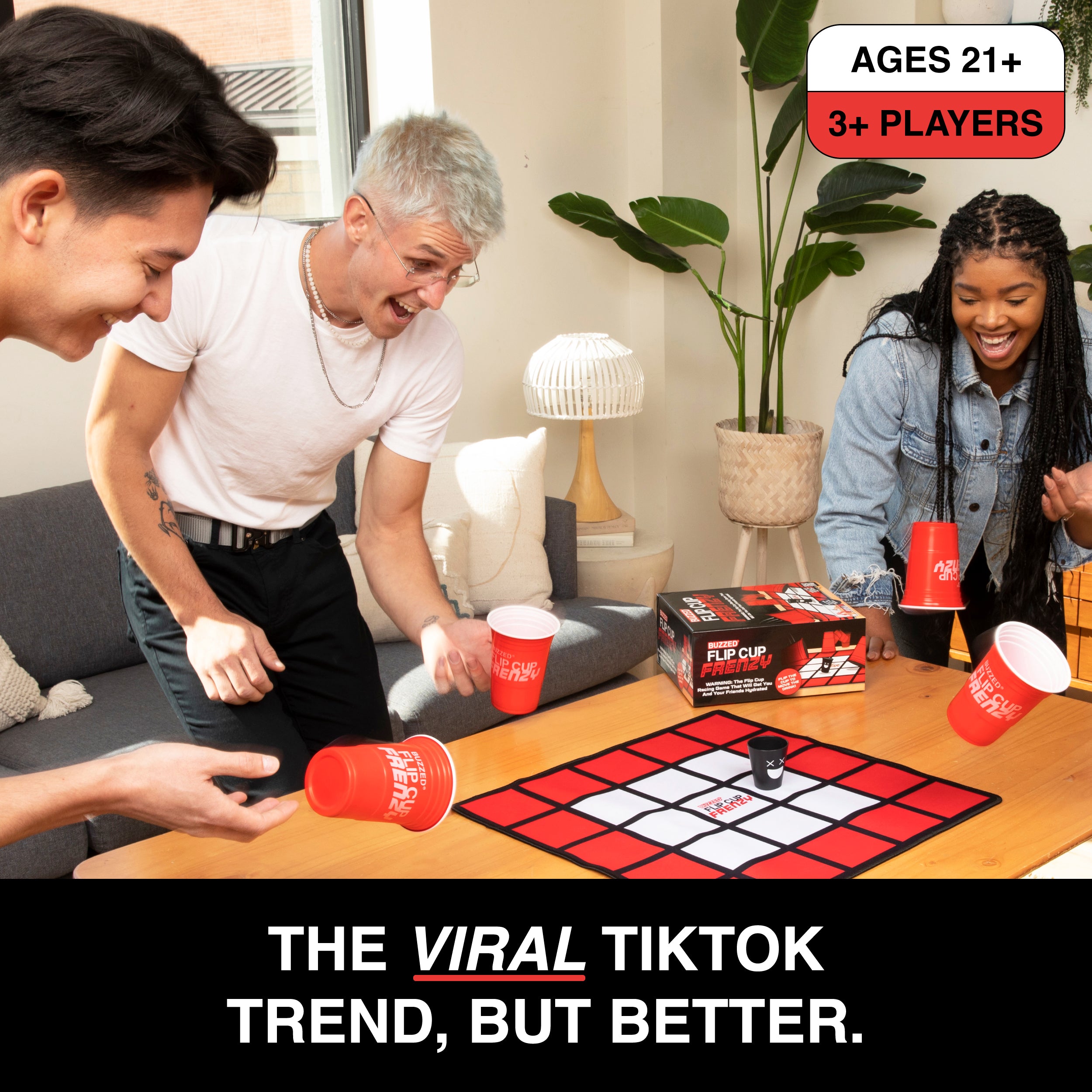 Buzzed™ Flip Cup Frenzy - Fast-paced Drinking Game