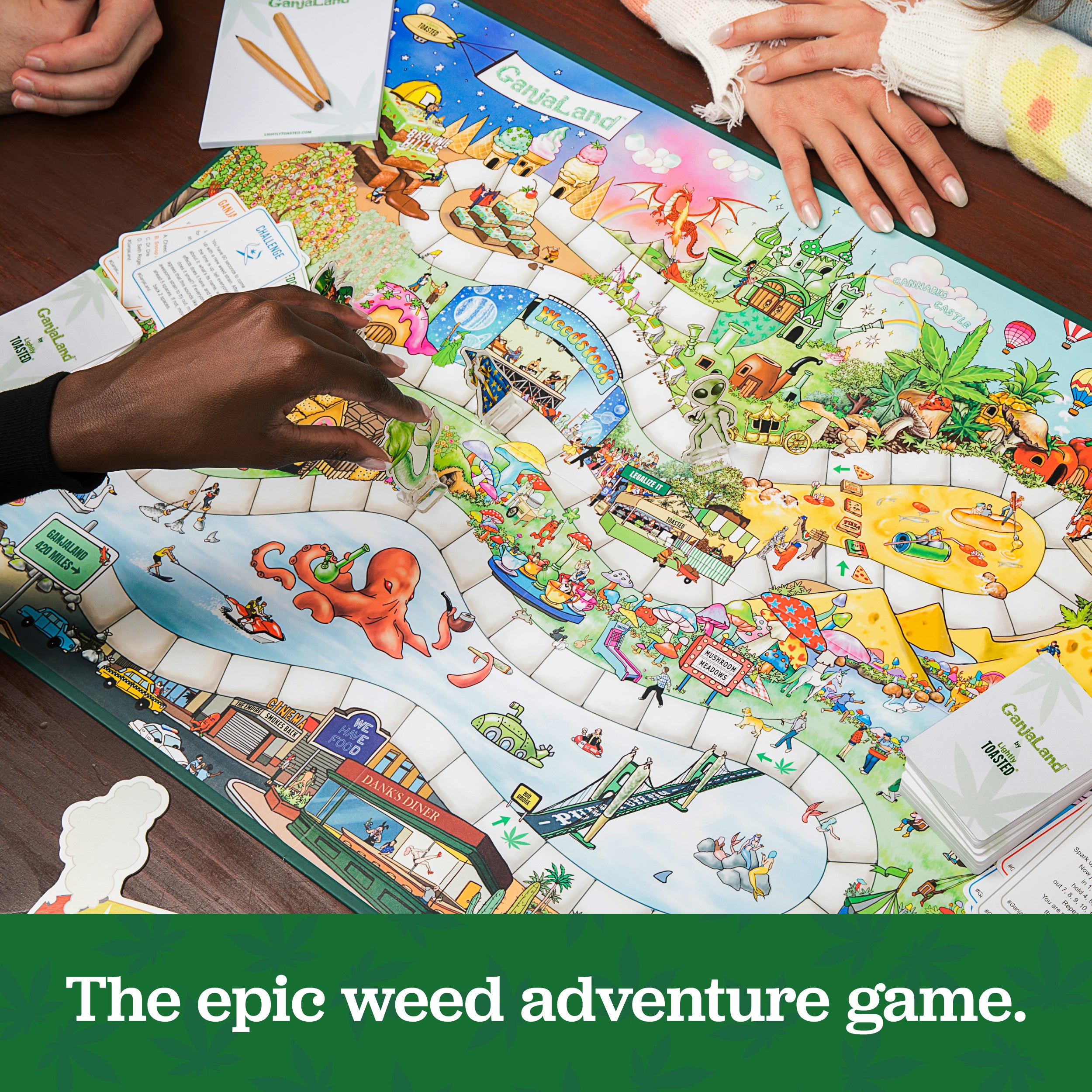 Ganjaland - Epic Weed Adventure Board Game