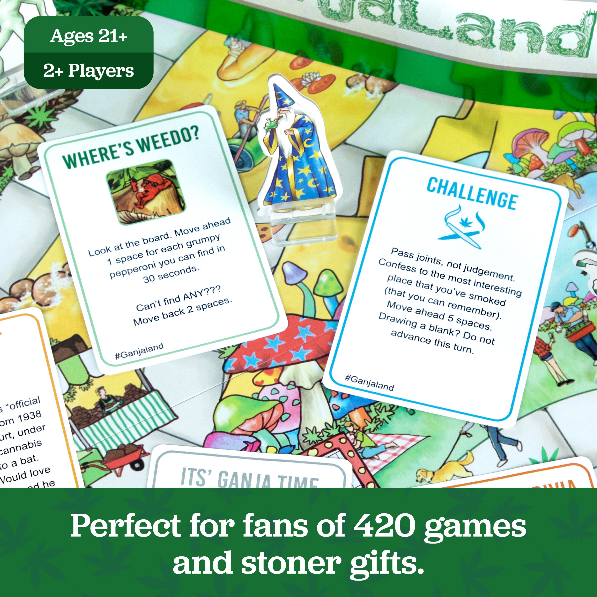 Ganjaland - Epic Weed Adventure Board Game