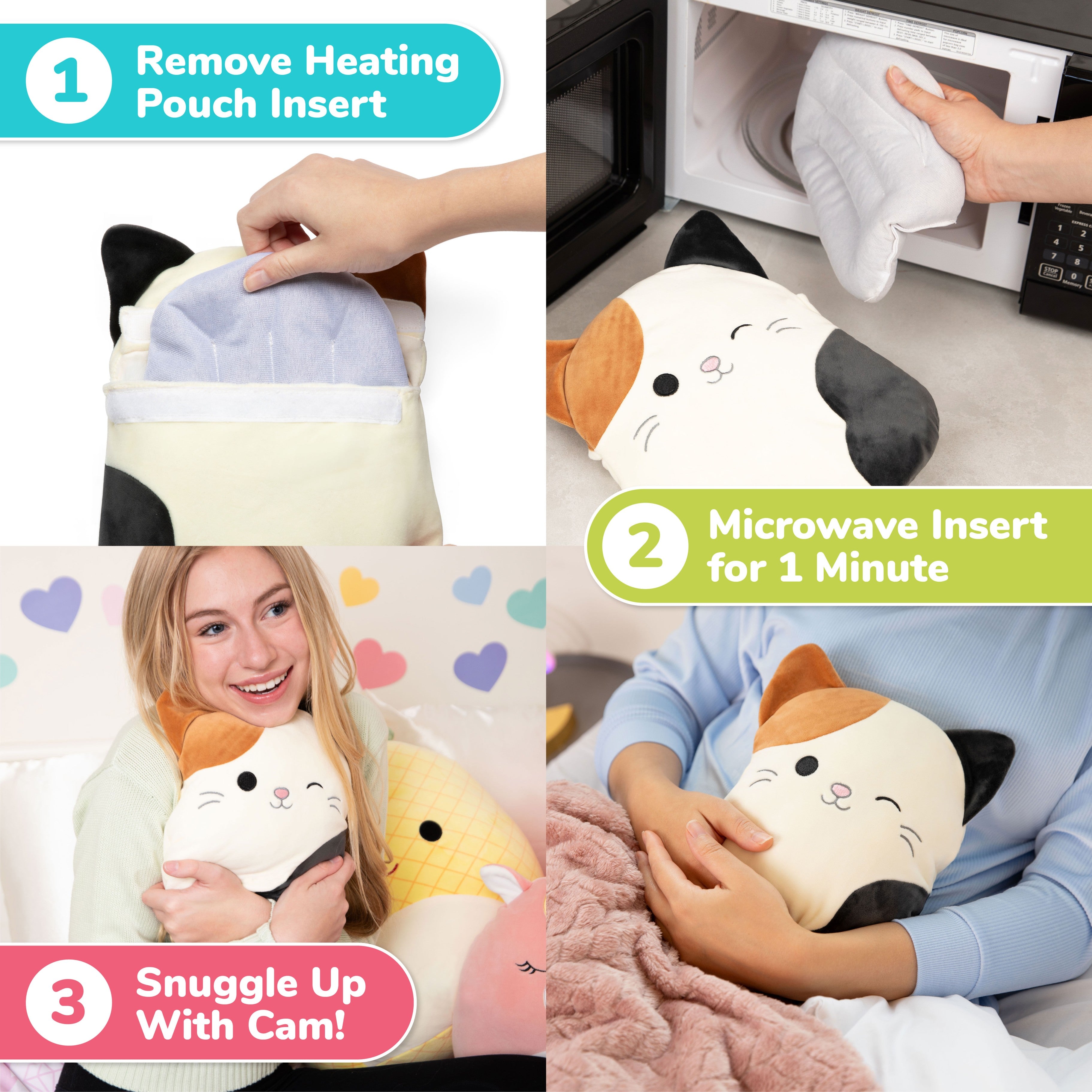 Squishmallows Cam Heating Pad — by Relatable® and Jazwares