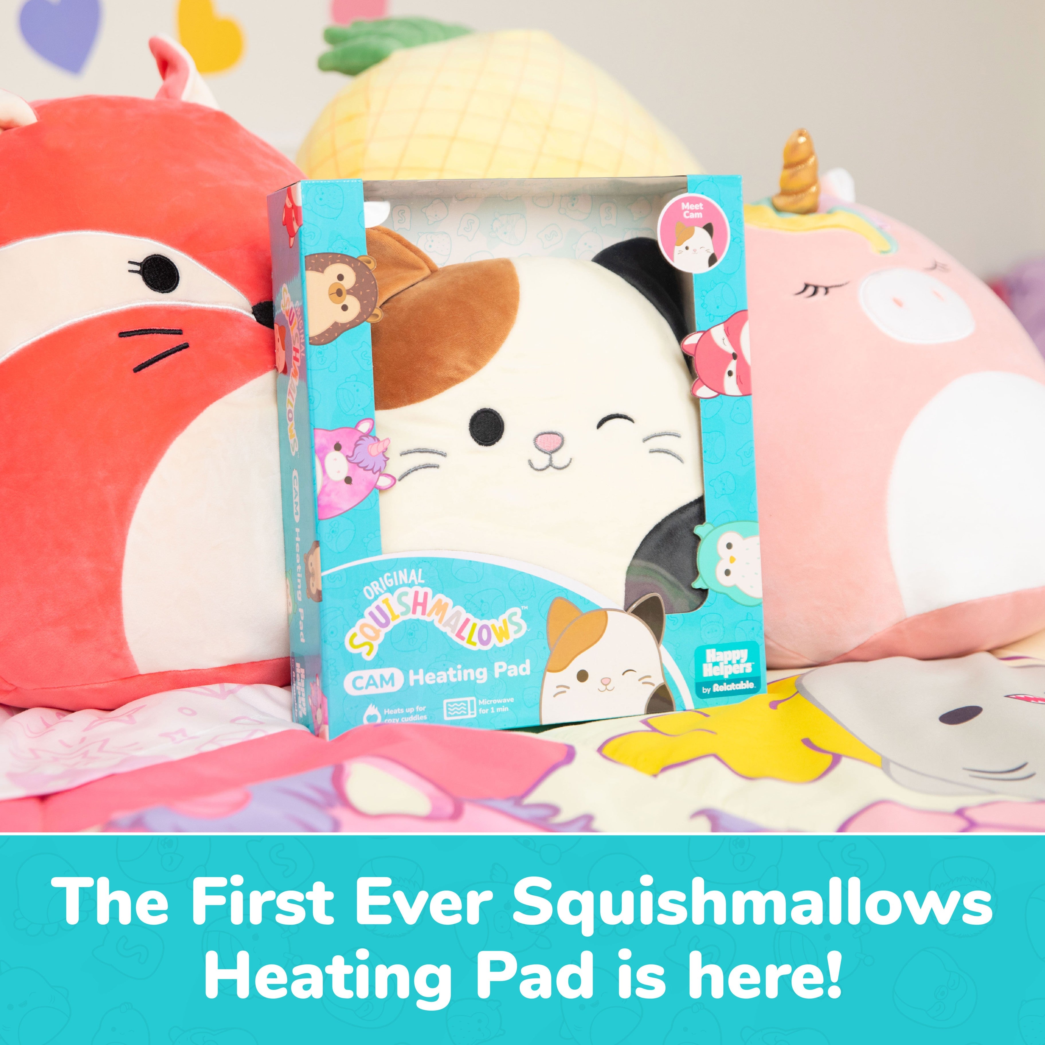Squishmallows Cam Heating Pad — by Relatable® and Jazwares