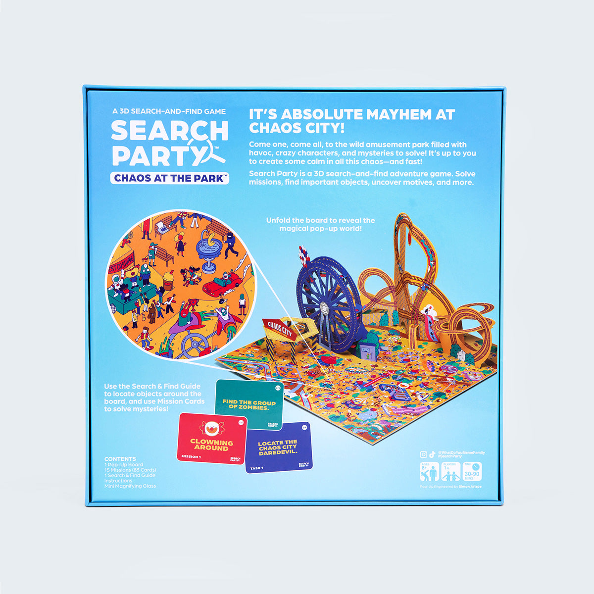 Search Party: Chaos at the Park Family Game
