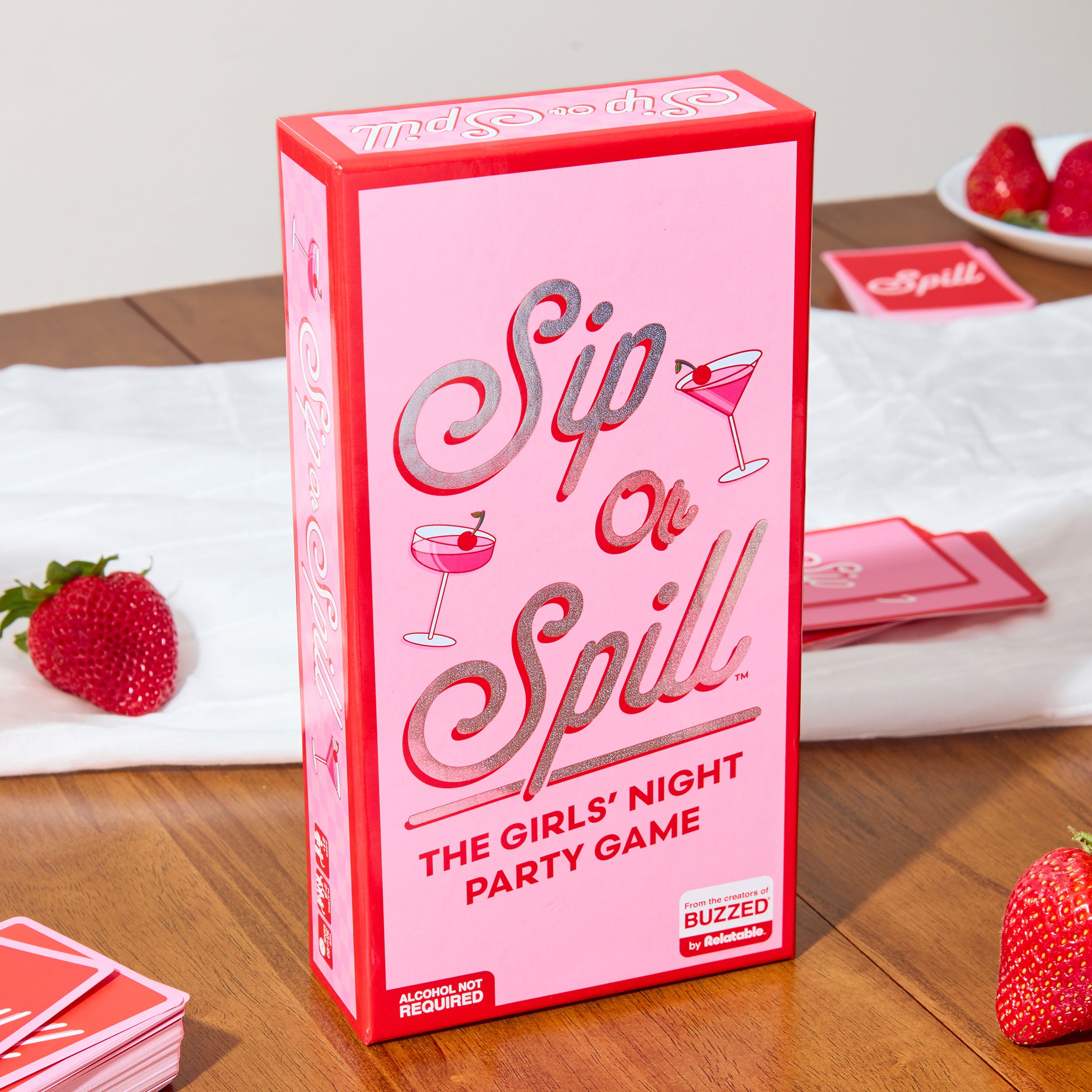 Sip or Spill — The Girl's Night Drinking Game by Relatable — Bachelorette Party Game