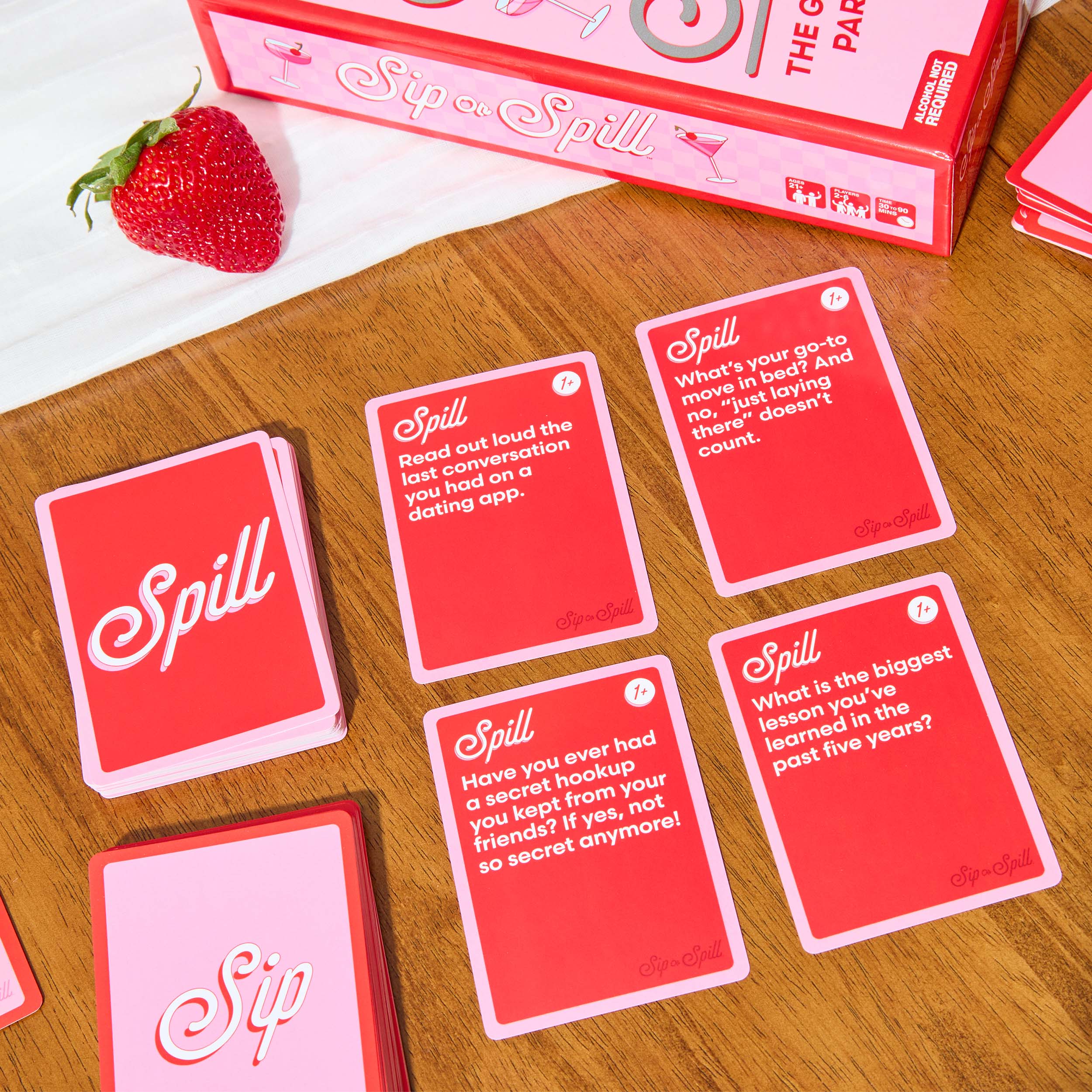 Sip or Spill — The Girl's Night Drinking Game by Relatable — Bachelorette Party Game