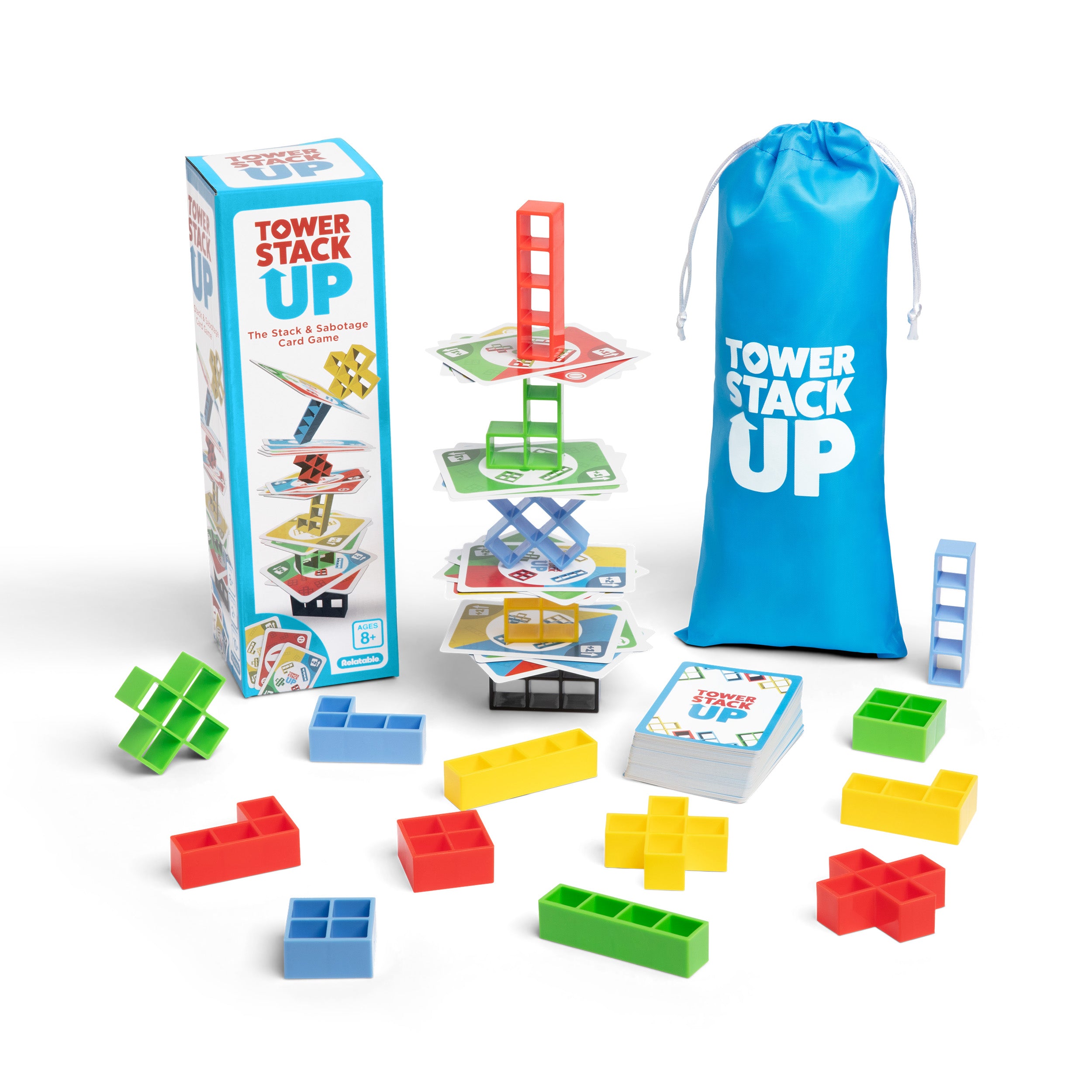 Tower Stack Up by Relatable - The Stack and Sabotage Card Game