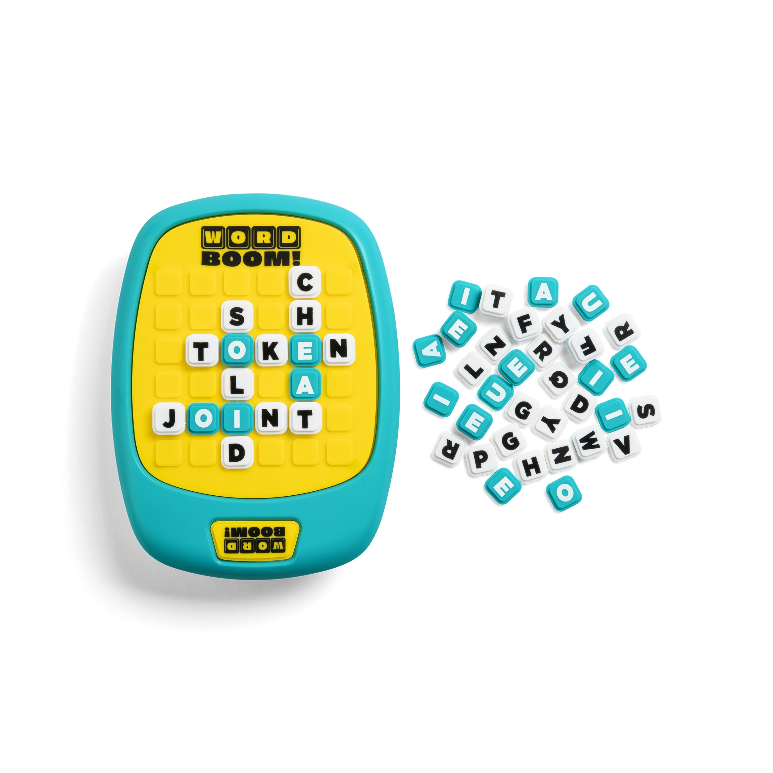Word Boom by Relatable - Build Crosswords Before the Board Pops. A Fun Pick For A Fast Paced Word Game, Family Games and Couples Games – Includes 1 Pop-Up Board and 75 Tiles