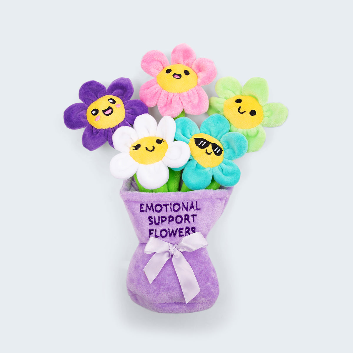 Emotional Support Flowers - Soft Plush Floral Buds