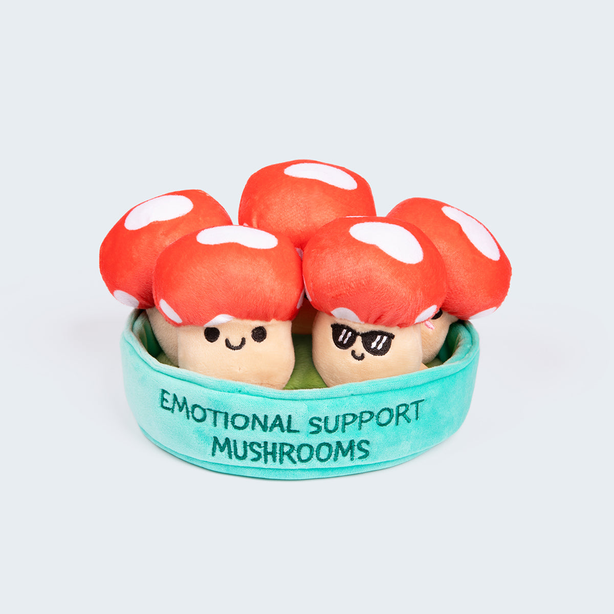 Emotional Support Mushrooms - Cute Plush Fungi Friends