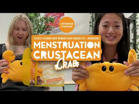 Menstruation Crustacean Crab: Microwaveable Heating Pad for Period Cramps