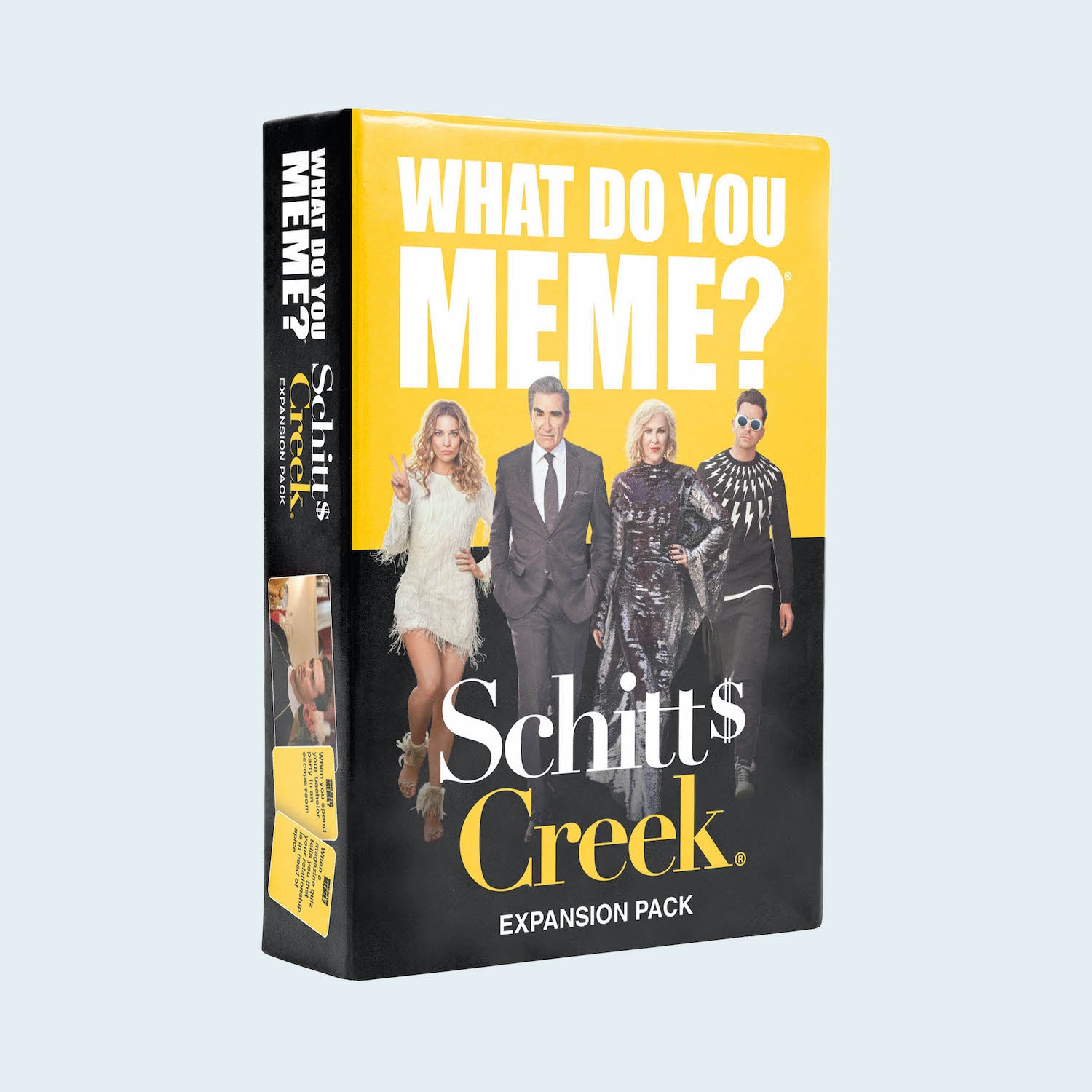 what-do-you-meme-schitt-s-creek-expansion-pack-game-box-and-game-play-02-what-do-you-meme-by-relatable