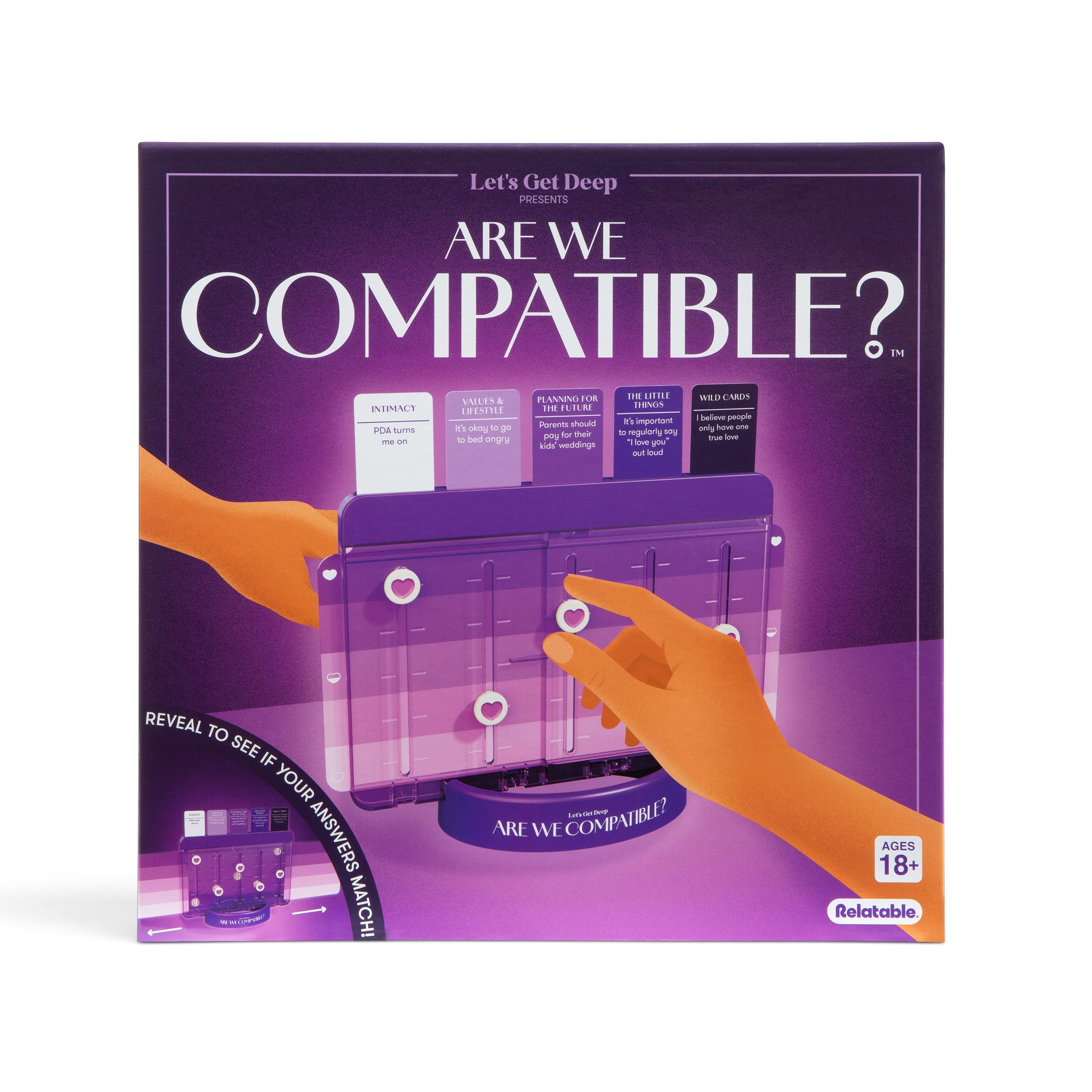 Are We Compatible? by Relatable – A Romantic Couples Card Game With 200 Prompts for Fun Date Nights & Connection