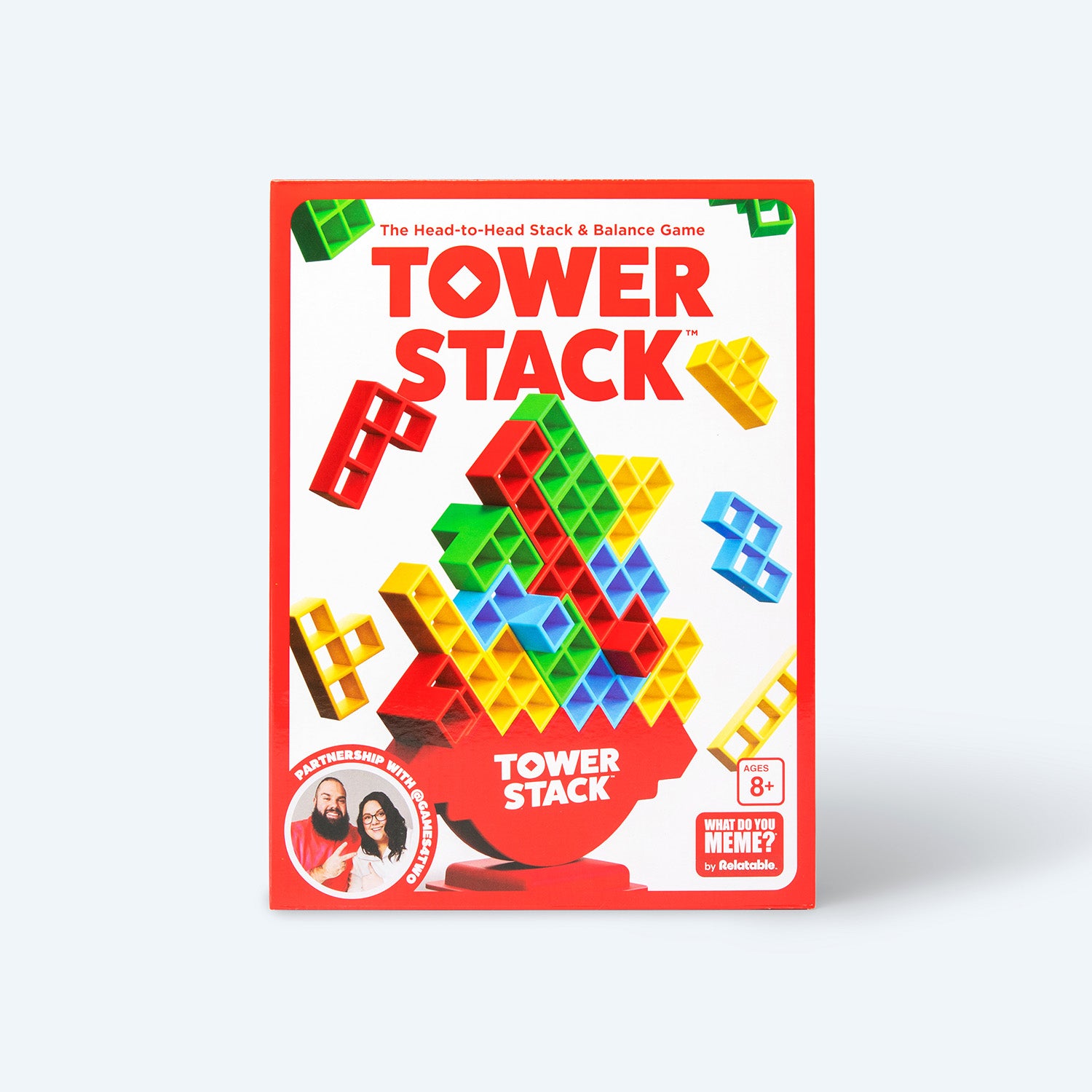 Tower Stack Arcade Game Tower Stack: Exciting Head-to-Head Stacking Game – Relatable