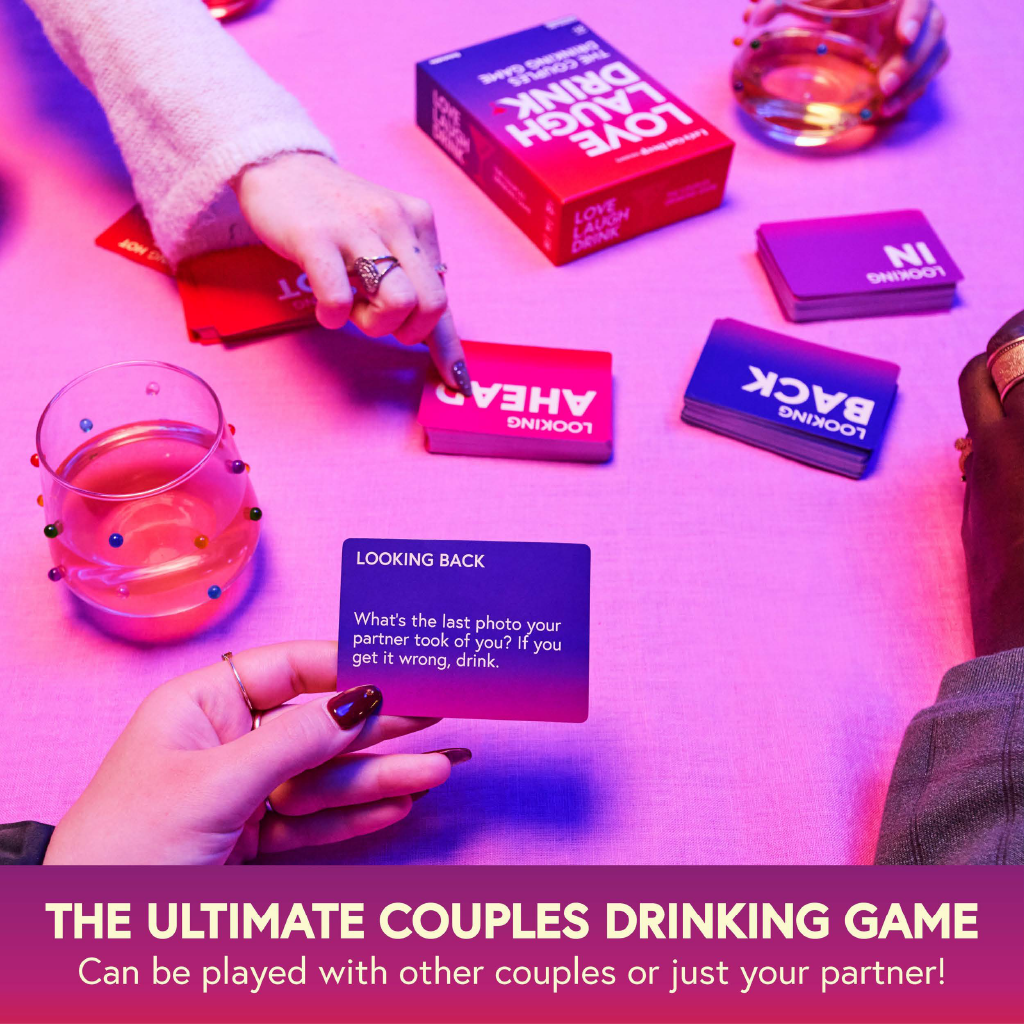 Love Laugh Drink – A Fun & Spicy Couples Drinking Game for Date Nights In