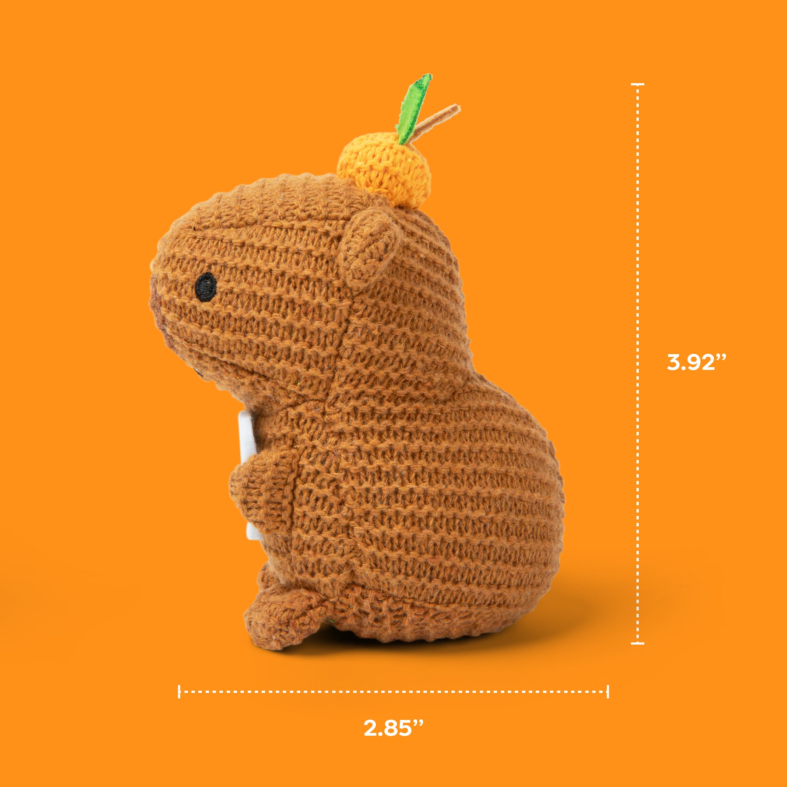 Lil Cheers Capybara by Relatable – Chill Crochet Plush for Daily Positivity