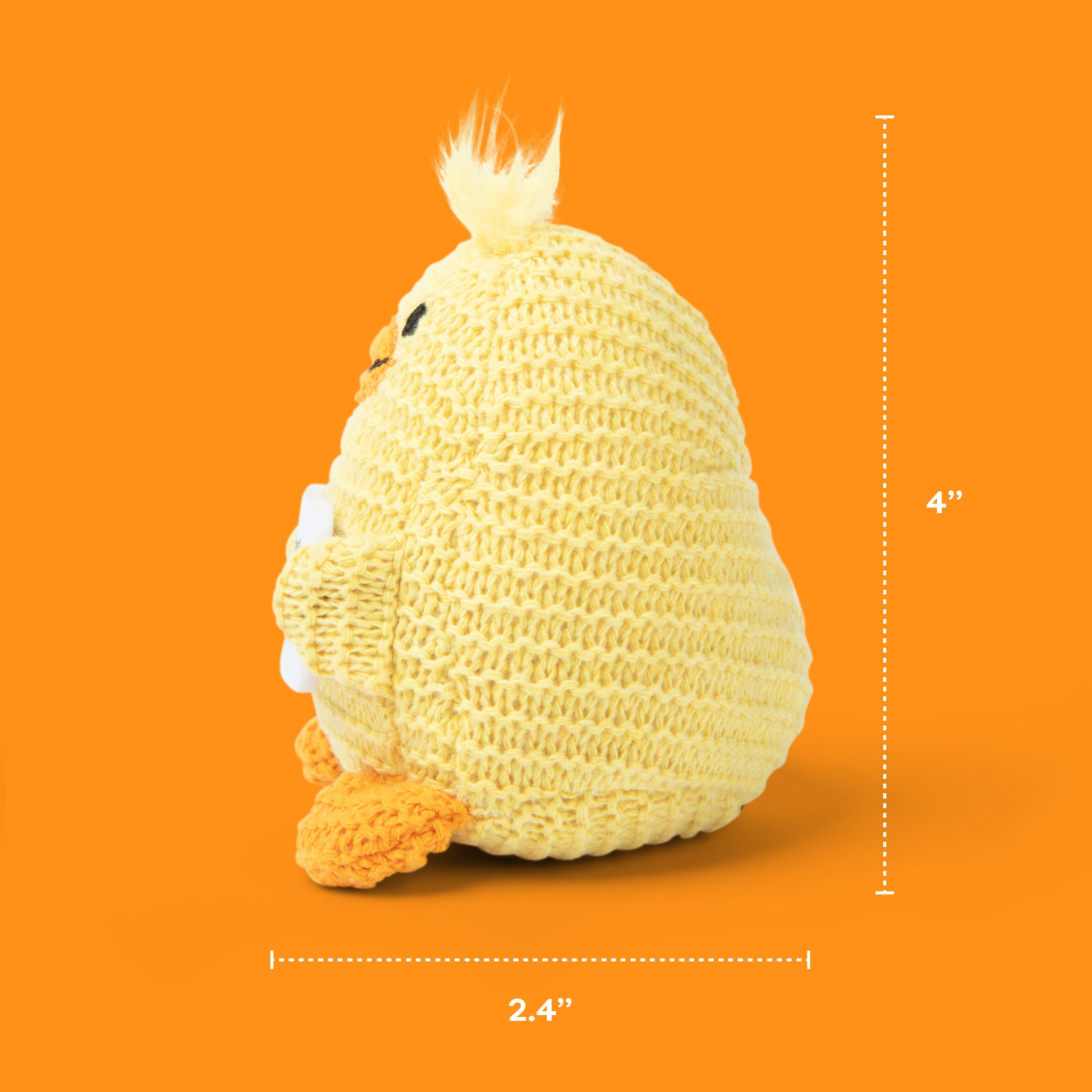 Lil Cheers Duck by Relatable – Crochet Plush with Positive Vibes