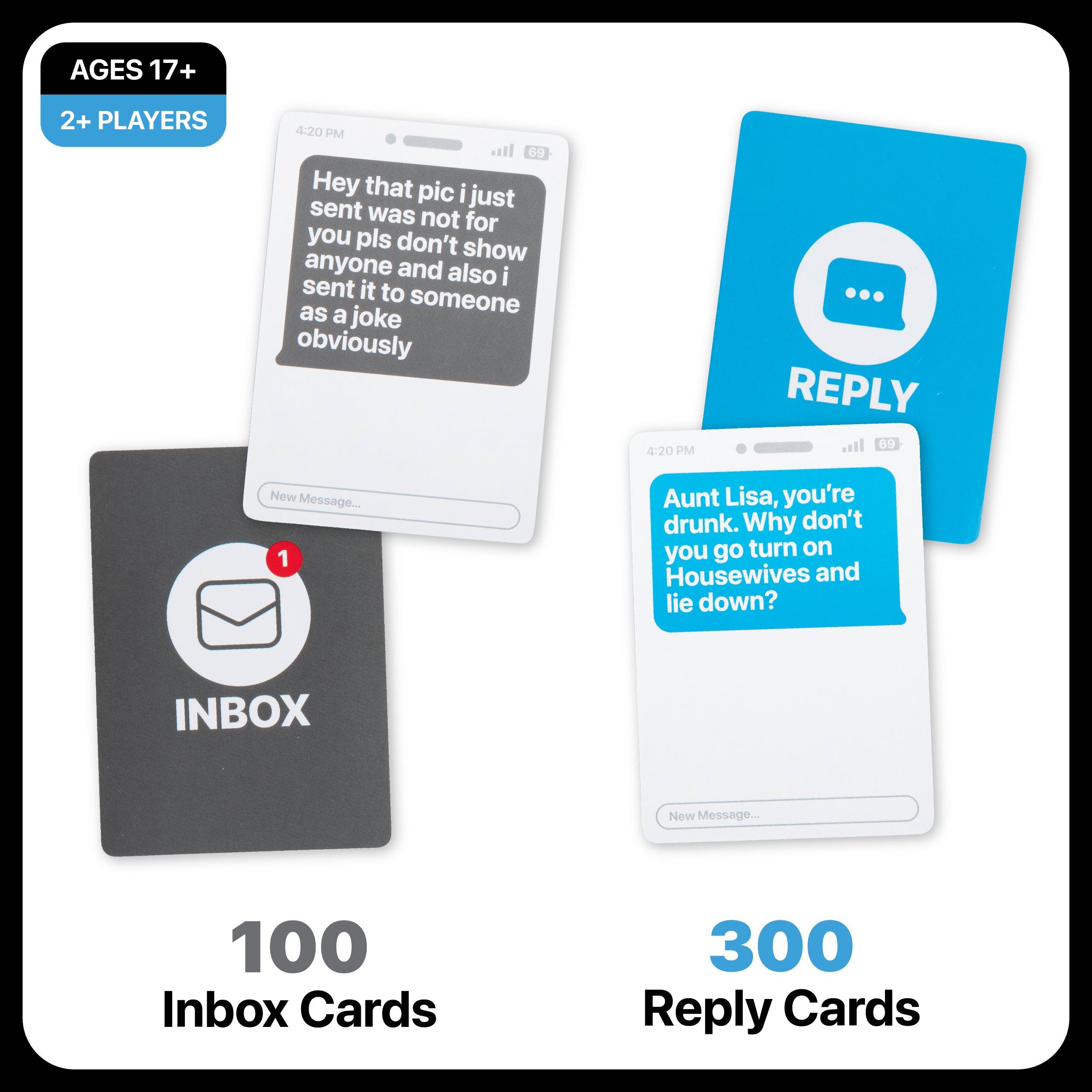 New Phone, Who Dis?™ - Text Message Card Game - Now with Refreshed Content