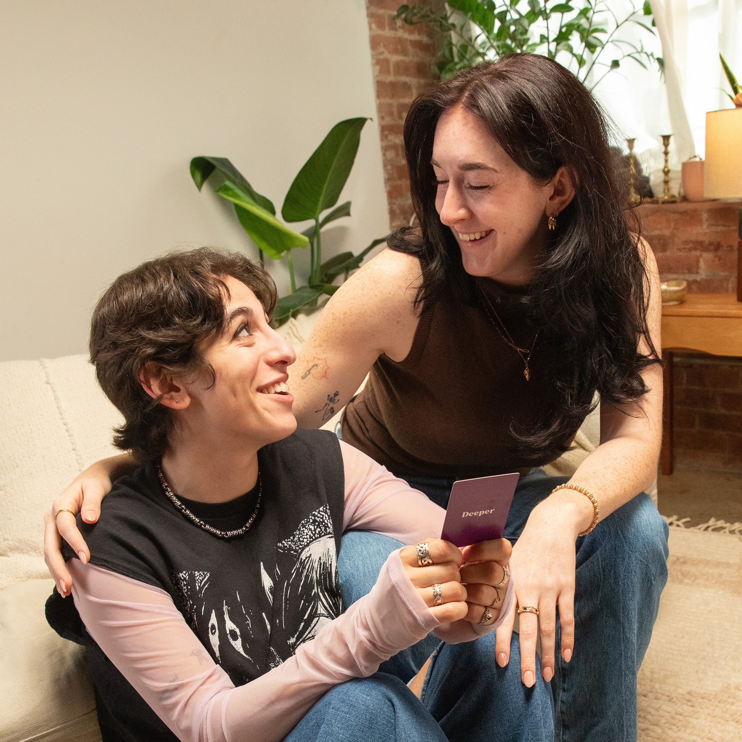 Let's Get Deep - Questions for Couples Intimate Date Night Card Game