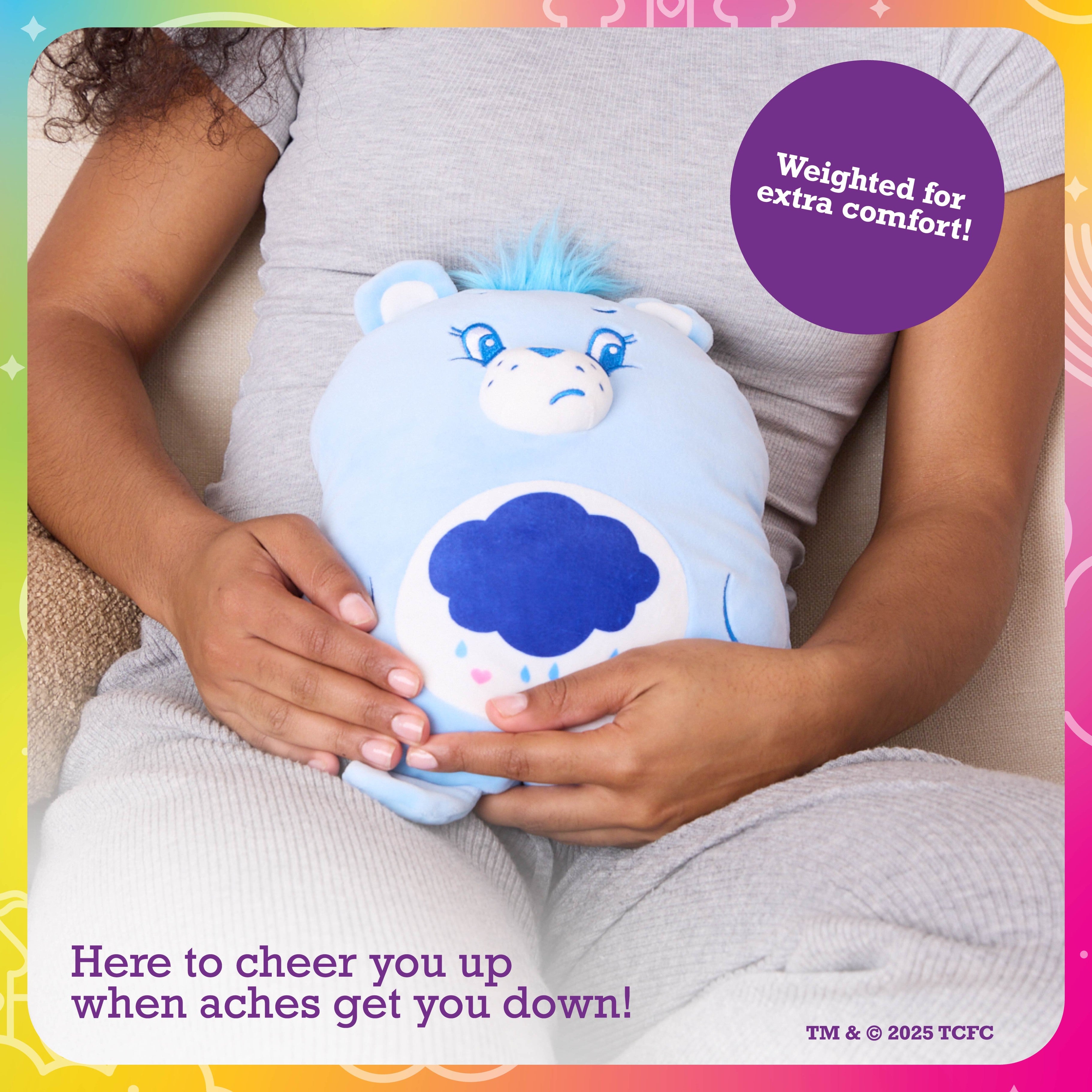 Happy Helpers Grumpy Bear By Relatable, The Cozy Comfort That's Anything But Boring, Get Relief With This Plush Heating Pad For Cramps