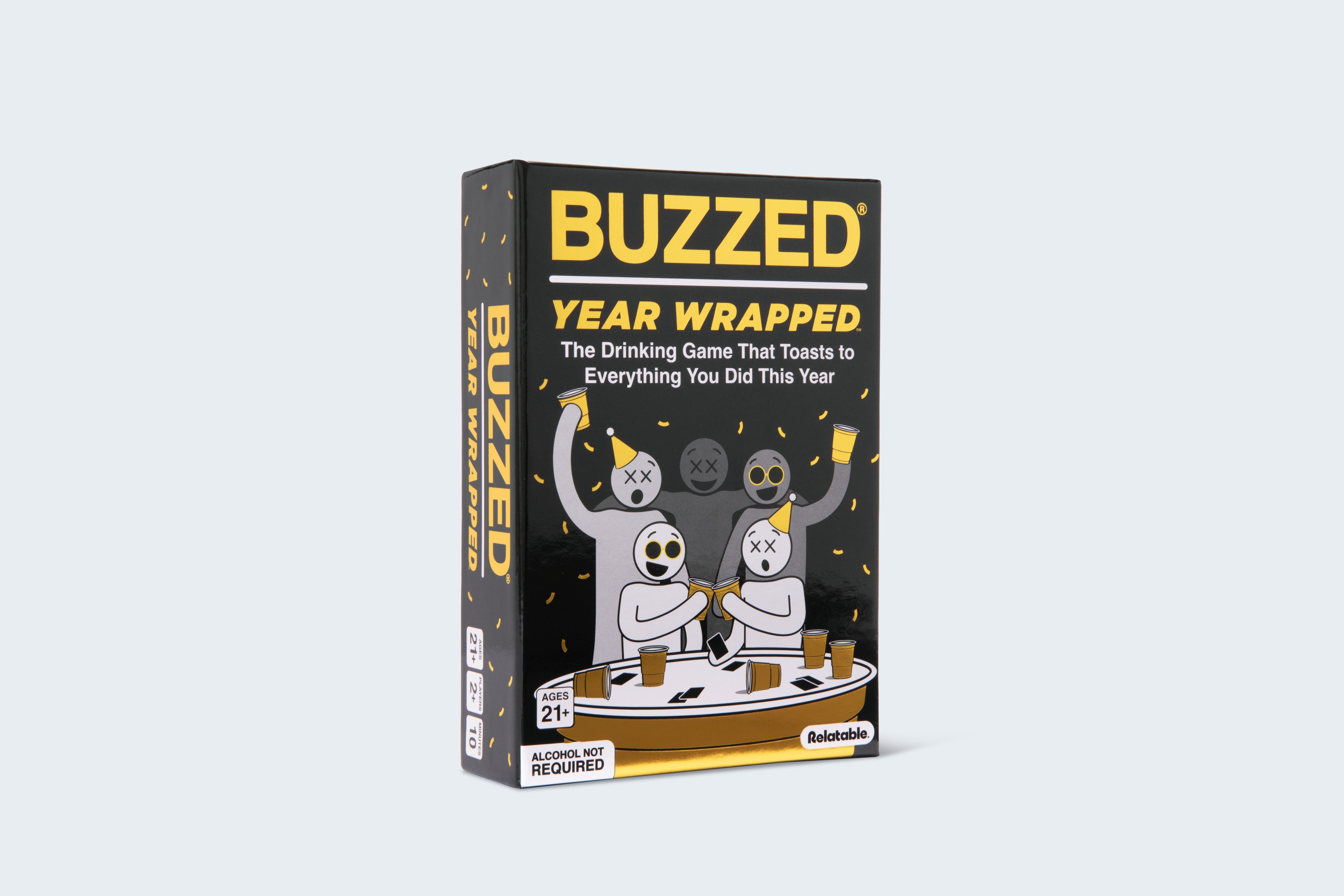Buzzed Year Wrapped by Relatable – A New Year’s Eve Drinking Game Packed with Pop Culture & Laughs