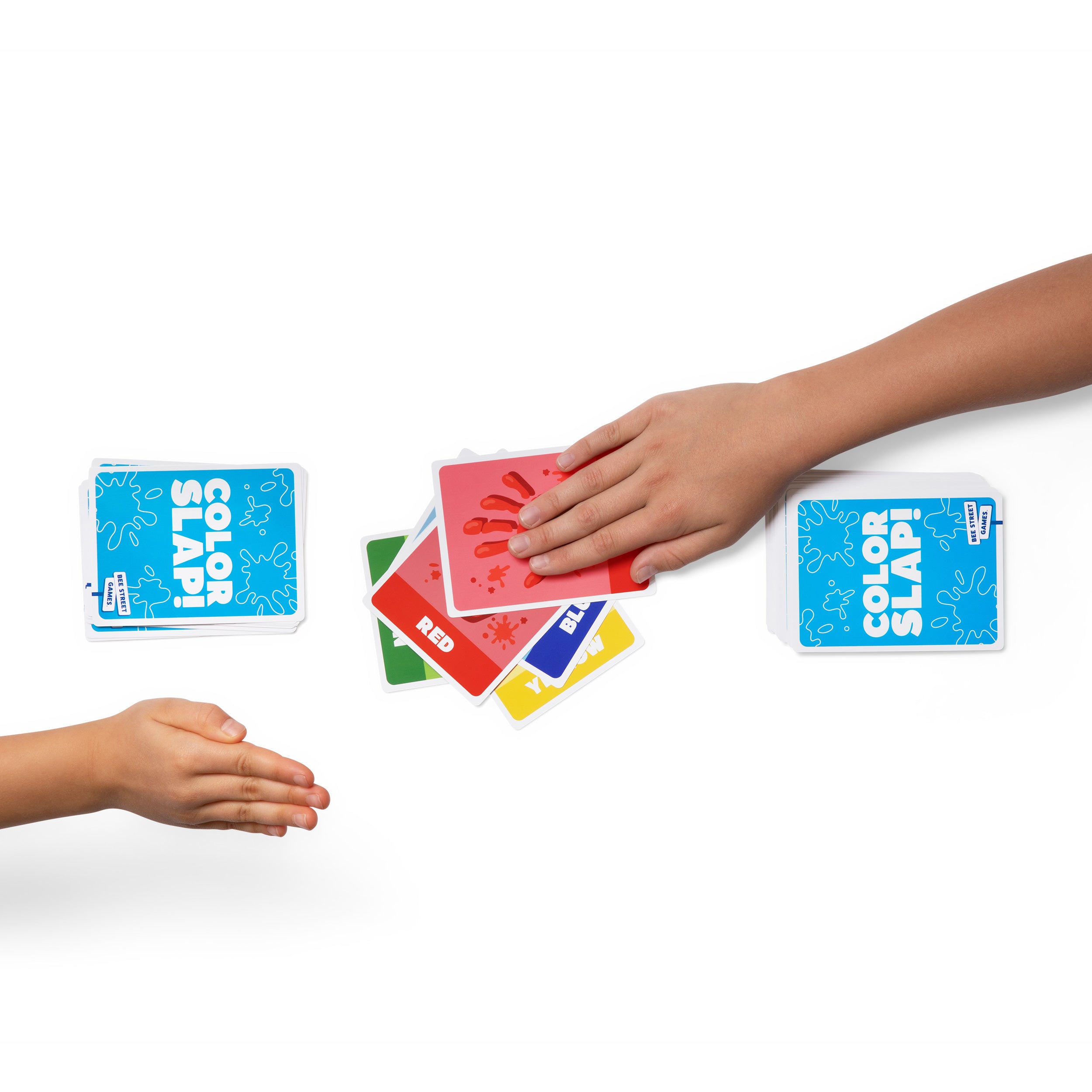 Bee Street Color Slap – Slap The Matches To Win. A Simple Card Game for Kids – Includes 36 Cards