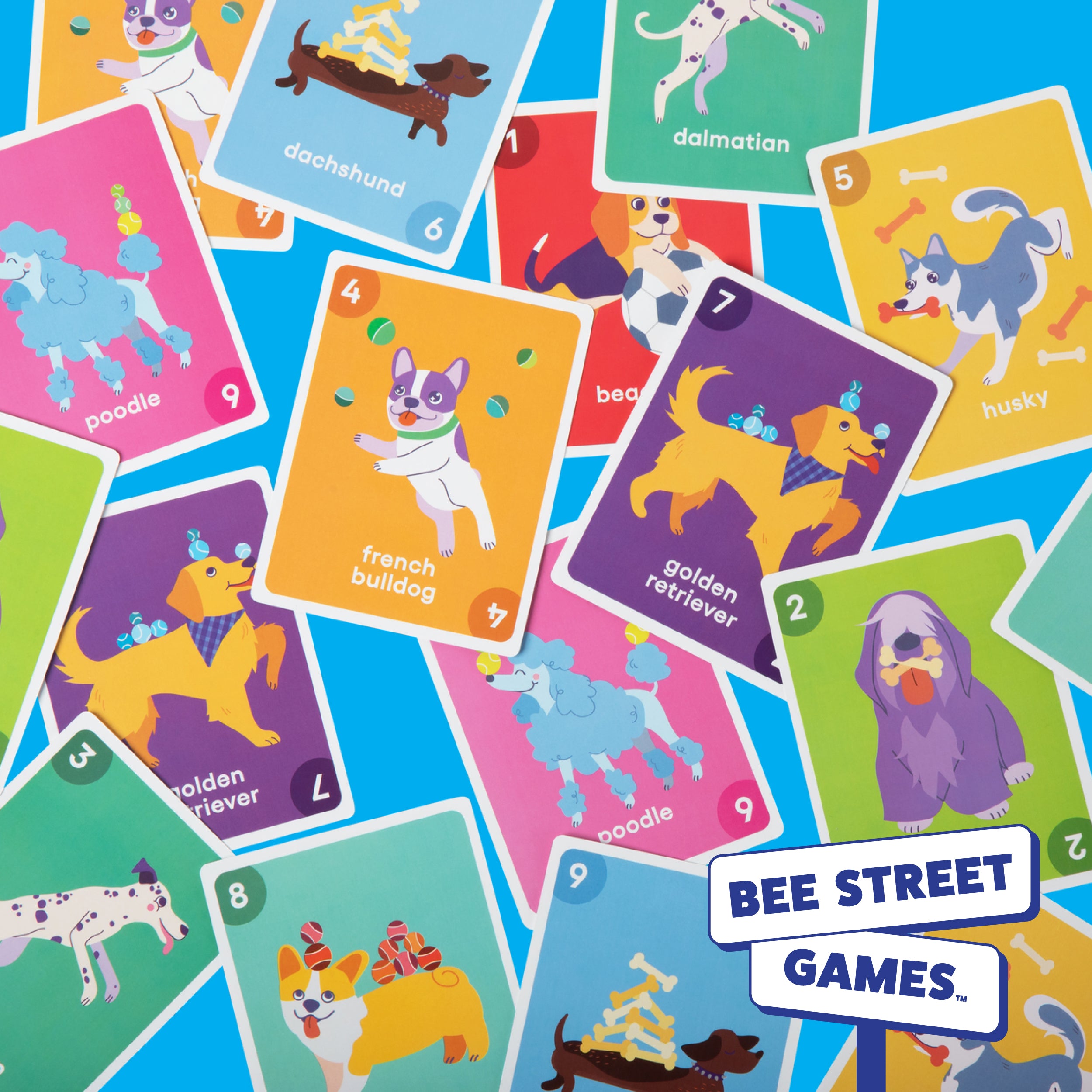 Go Fish, The Go Fetch Edition from Bee Street Games, by Relatable – Classic family games reimagined with playful, silly themes. Includes 36 jumbo playing cards.