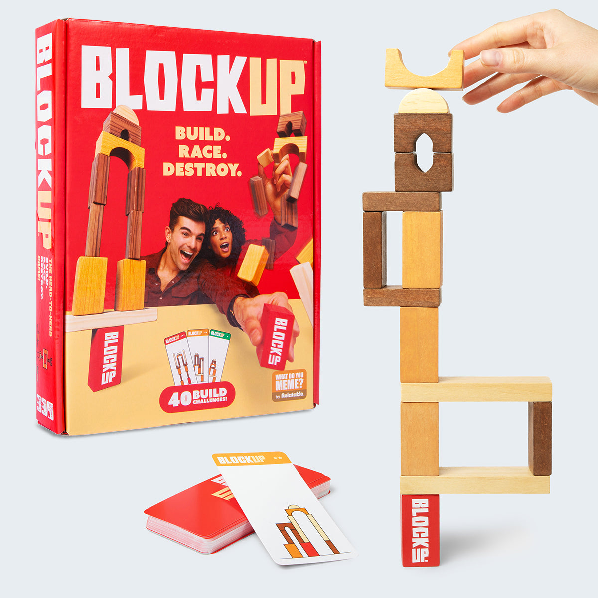 Block Up by Relatable – Fast-Paced Tower Stacking Game for Ages 8+