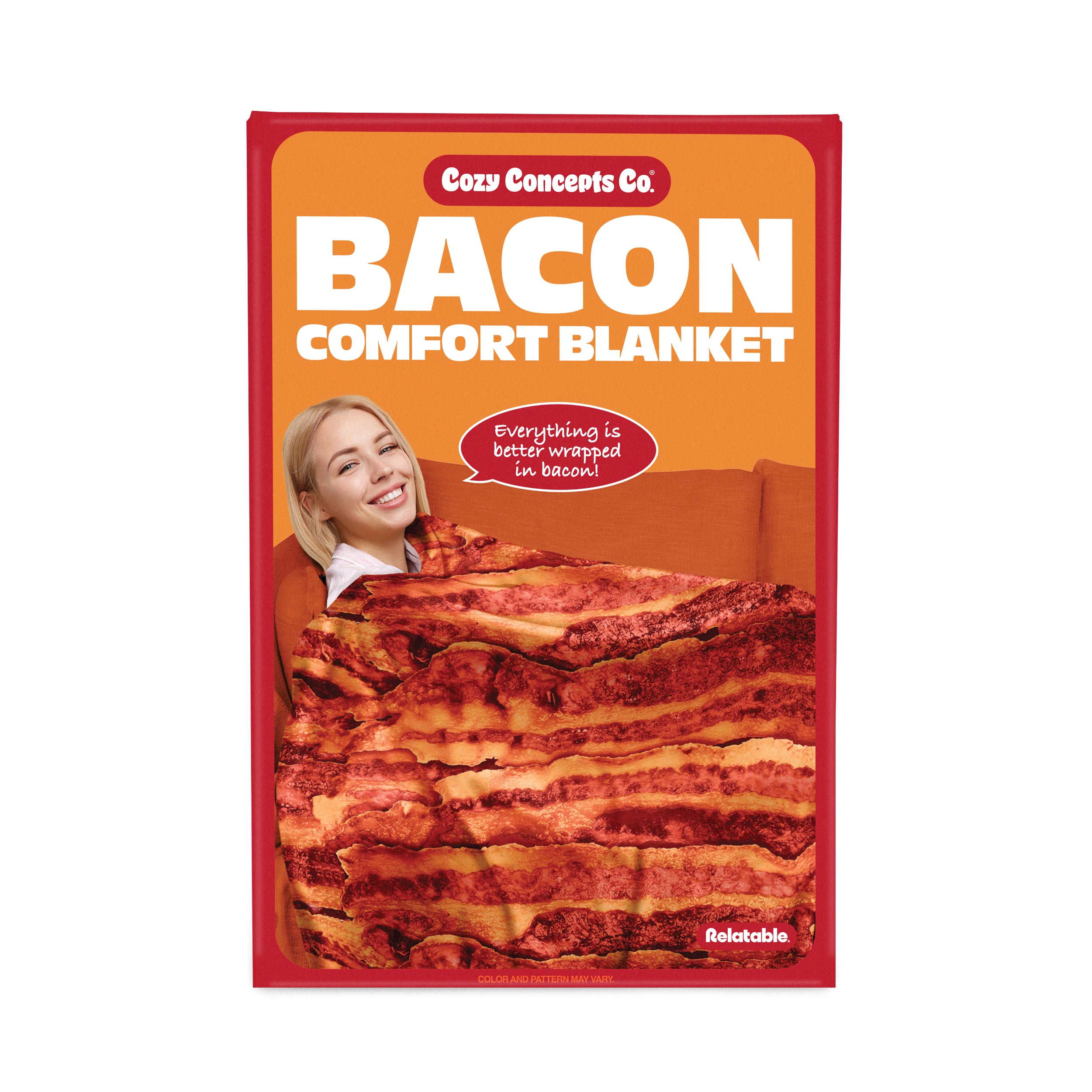Cozy Concepts Co. Bacon Comfort Blanket by Relatable