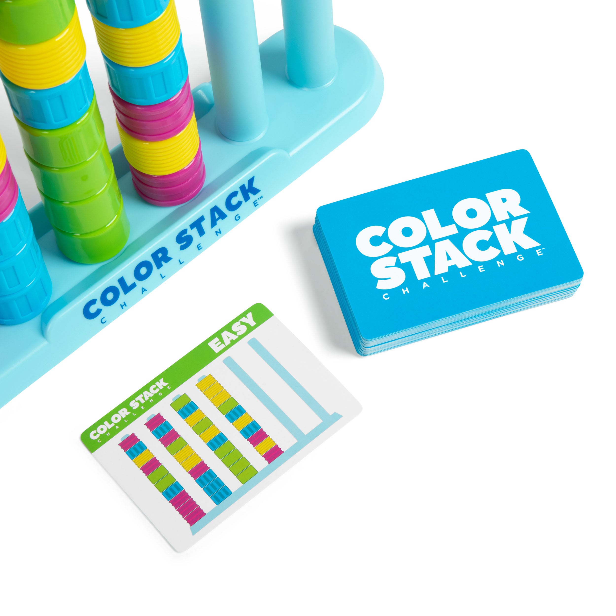 Color Stack Physical Game Color Stack Challenge – Fast Puzzle Game for Families & Kids – Relatable